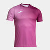 Joma ProTeam Short Sleeved T-Shirt - Super Pink/Lilac Chiffon/Magenta Haze