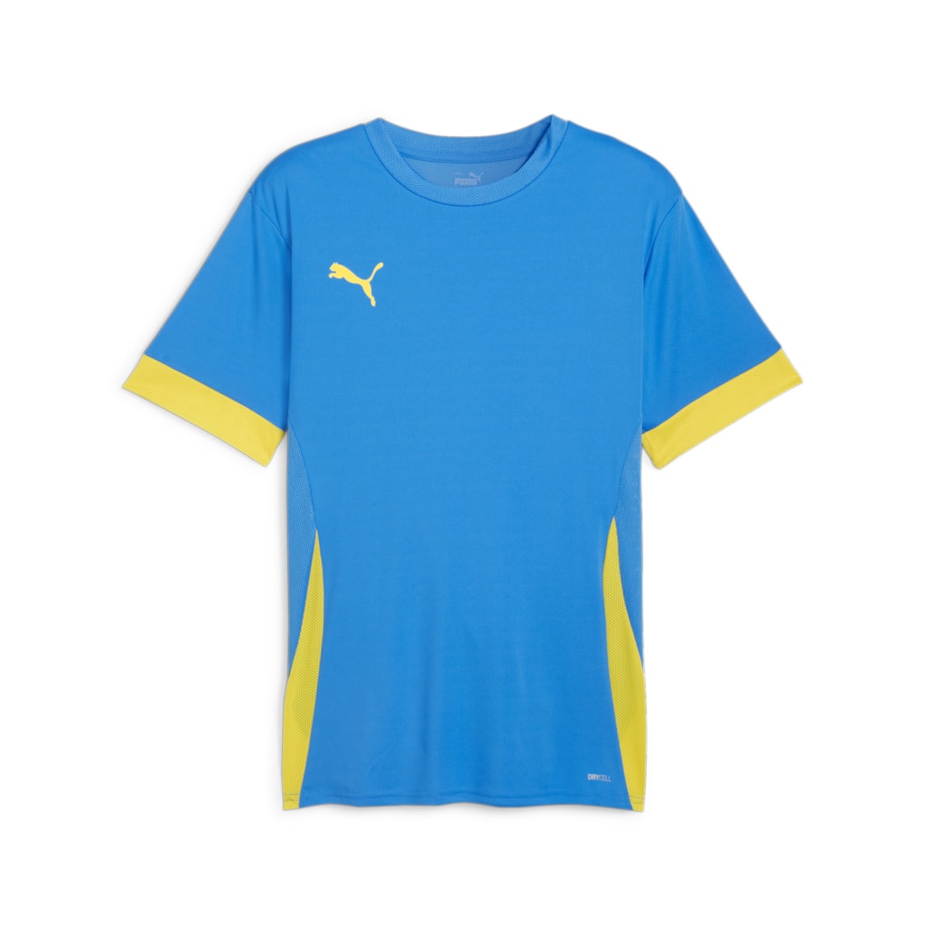 Puma teamGOAL Shirt - Electric Blue/Yellow