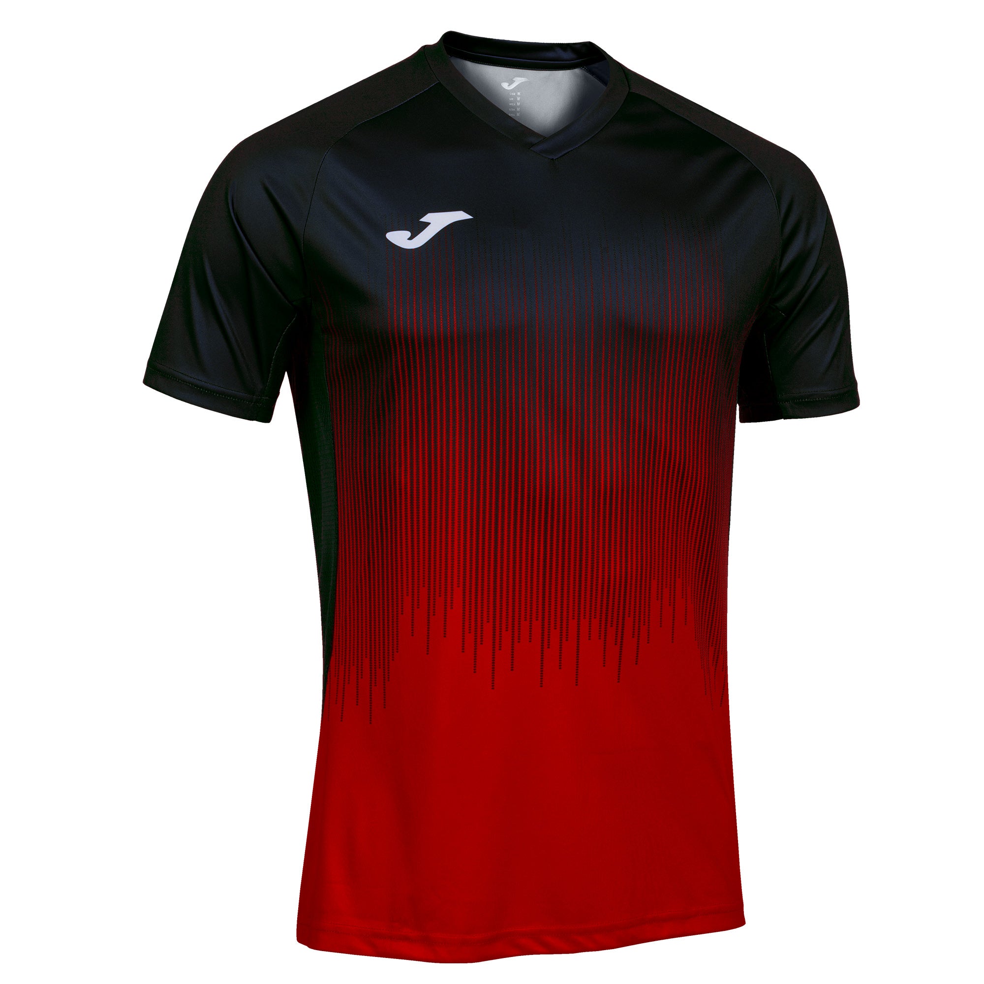 Joma Tiger IV Short Sleeve T-Shirt - Black/Red