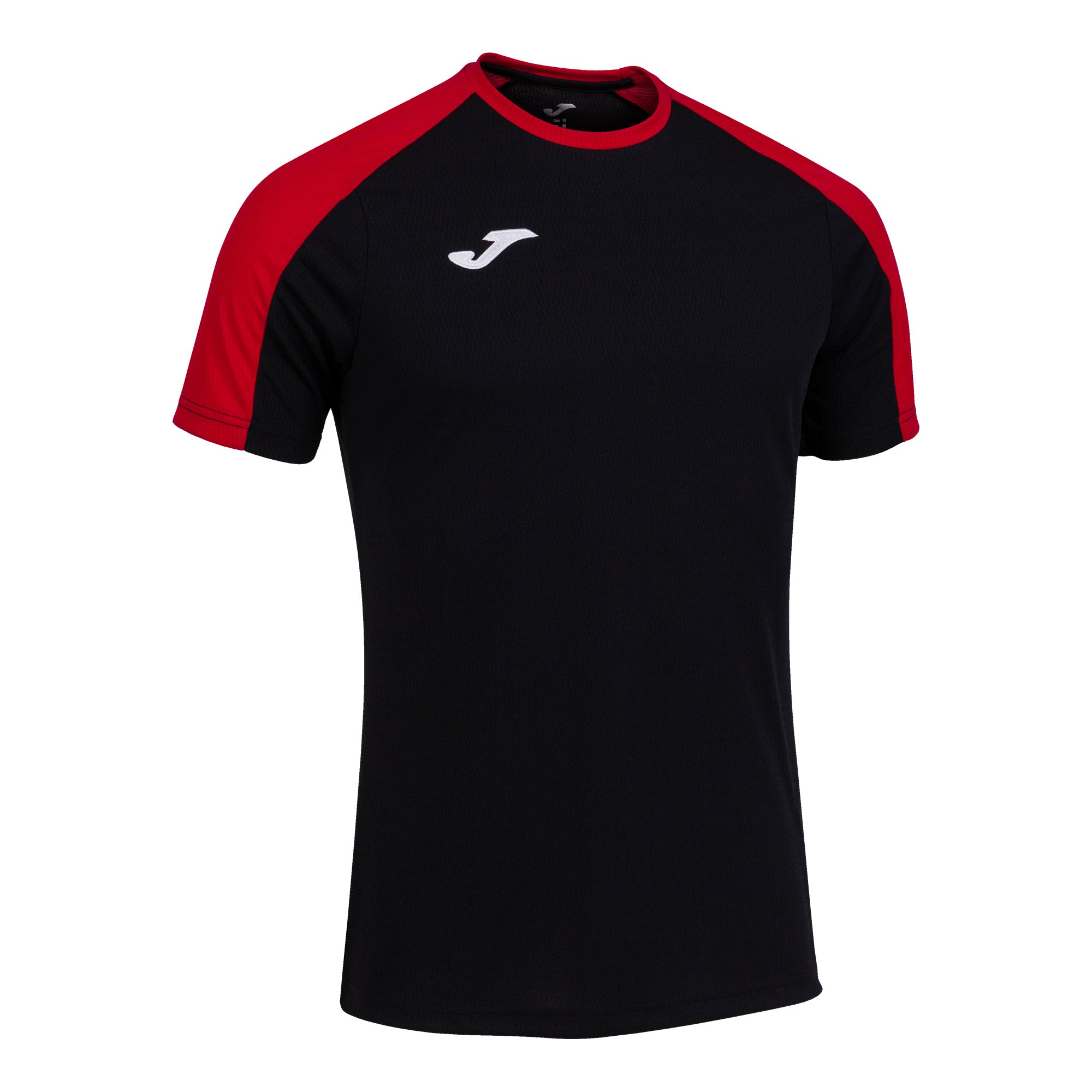 Joma Eco Championship Short Sleeve T-Shirt - Black/Red
