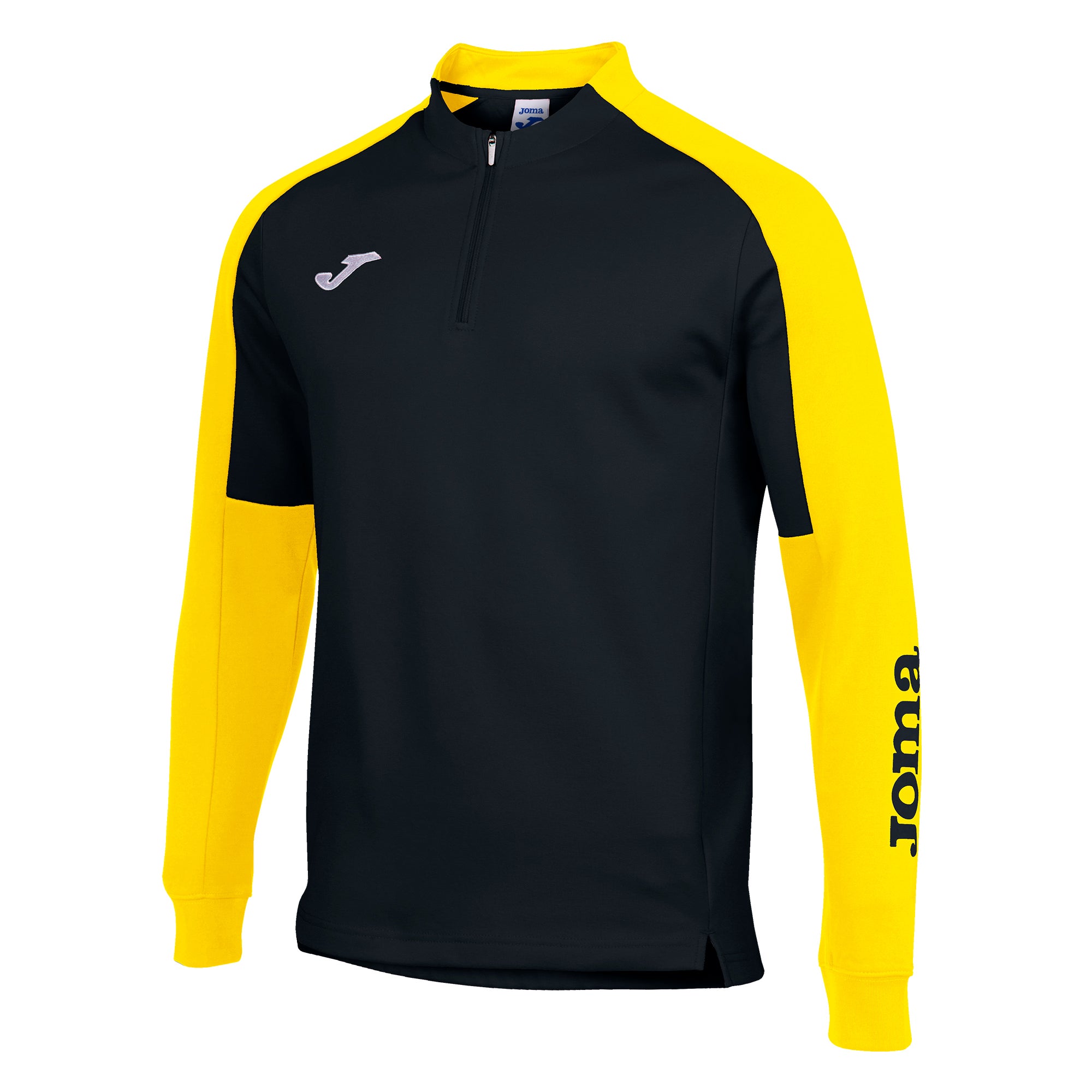 Joma ECO-Championship Half Zip Sweat - Black/Yellow