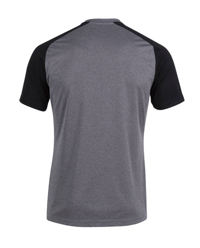 Joma Academy IV Short Sleeved T-Shirt - Light Melange/Black