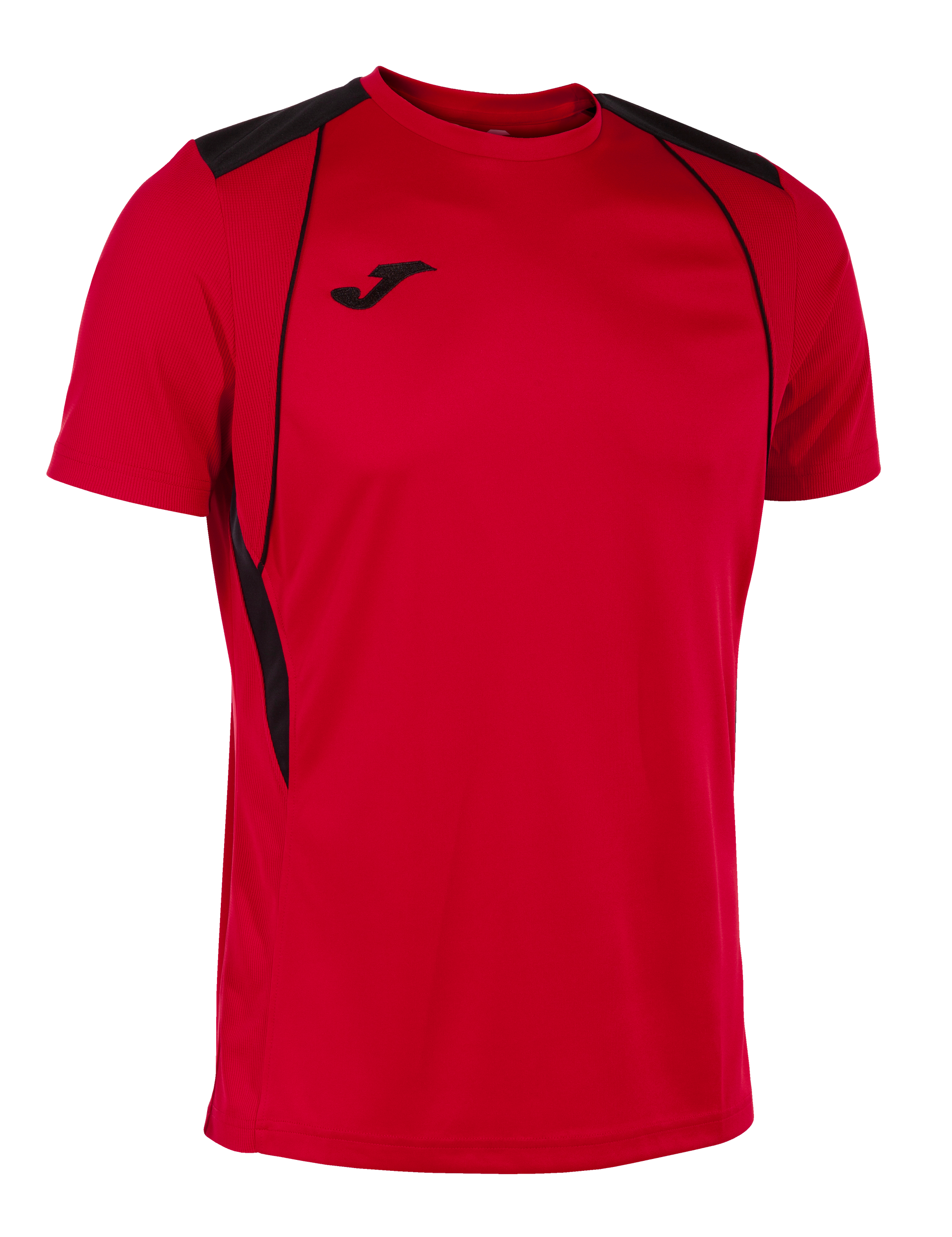 Joma Championship VII Short Sleeve T-Shirt - Red/Black