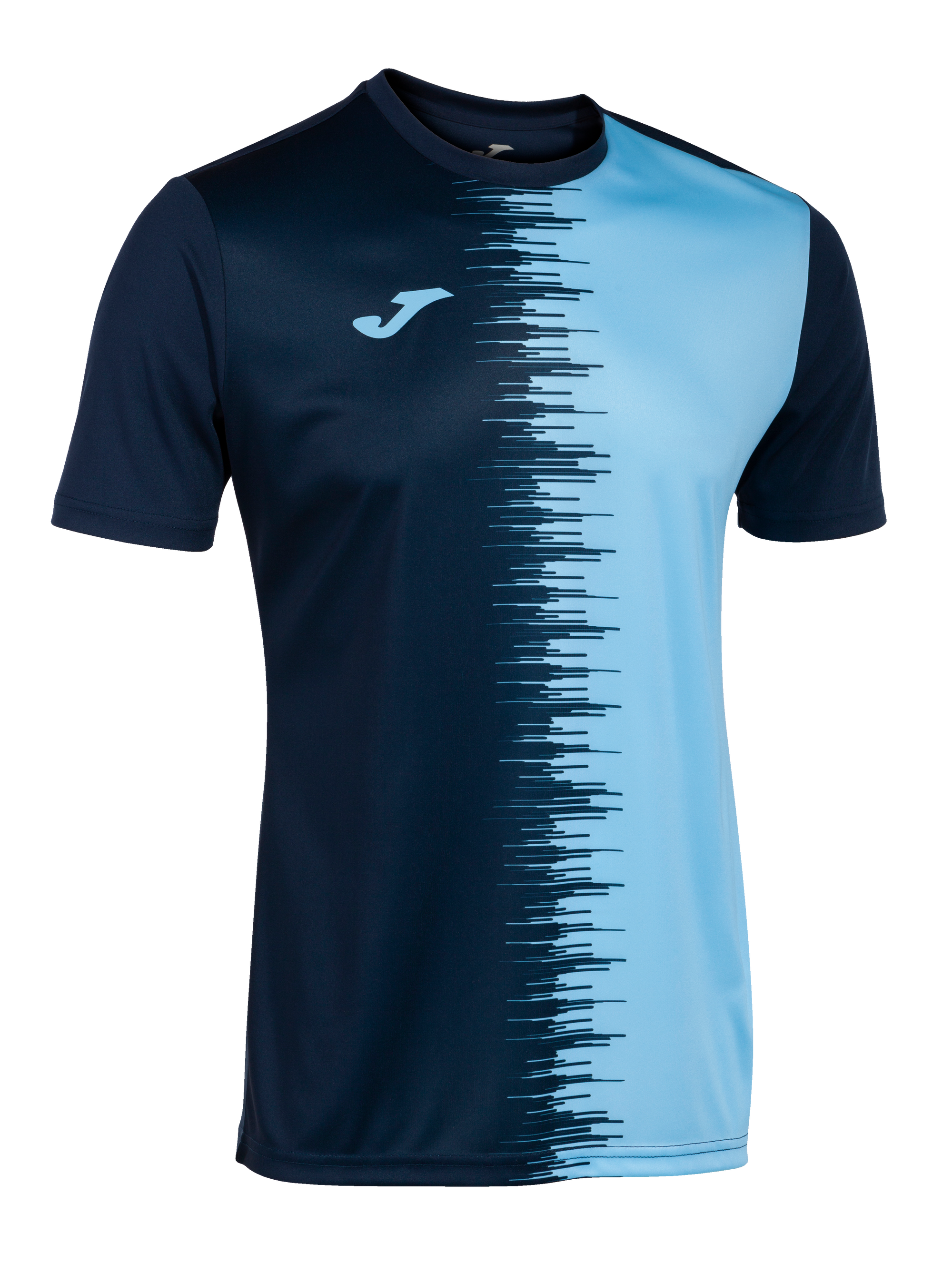 Joma City II Short Sleeve T-Shirt - Dark Navy/Sky