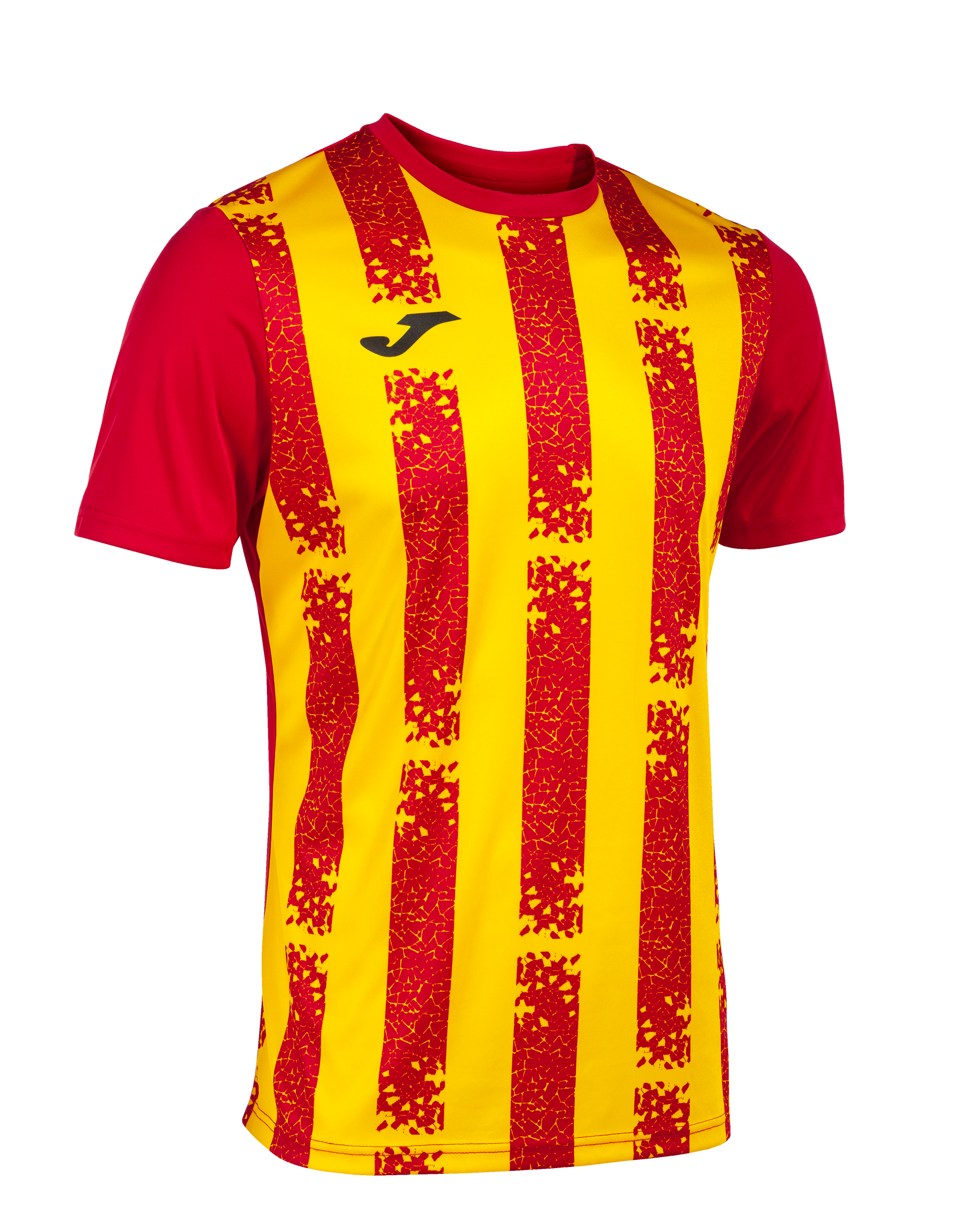 Joma Inter III Short Sleeve T-Shirt - Red/Yellow