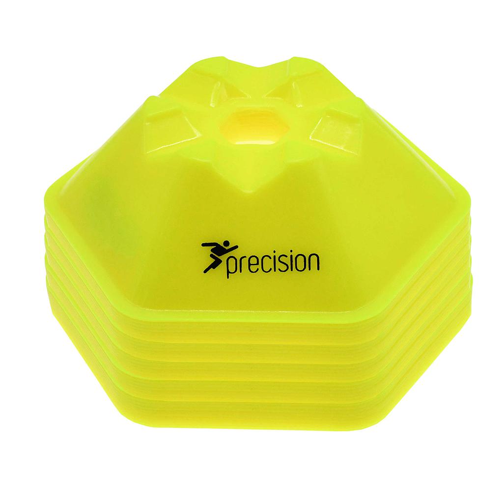 Precision Pro HX Saucer Cones - Fluo Yellow - (Set of 50)