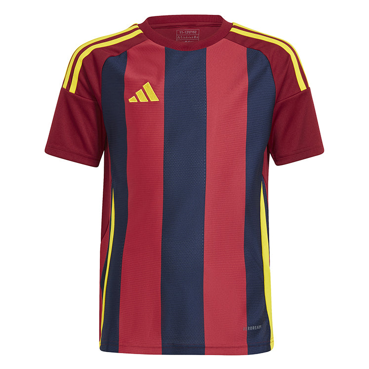 Adidas Striped 24 Jersey - Team Coll Burgundy/Team Navy Blue