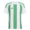 Adidas Striped 24 Jersey - White/Team Green