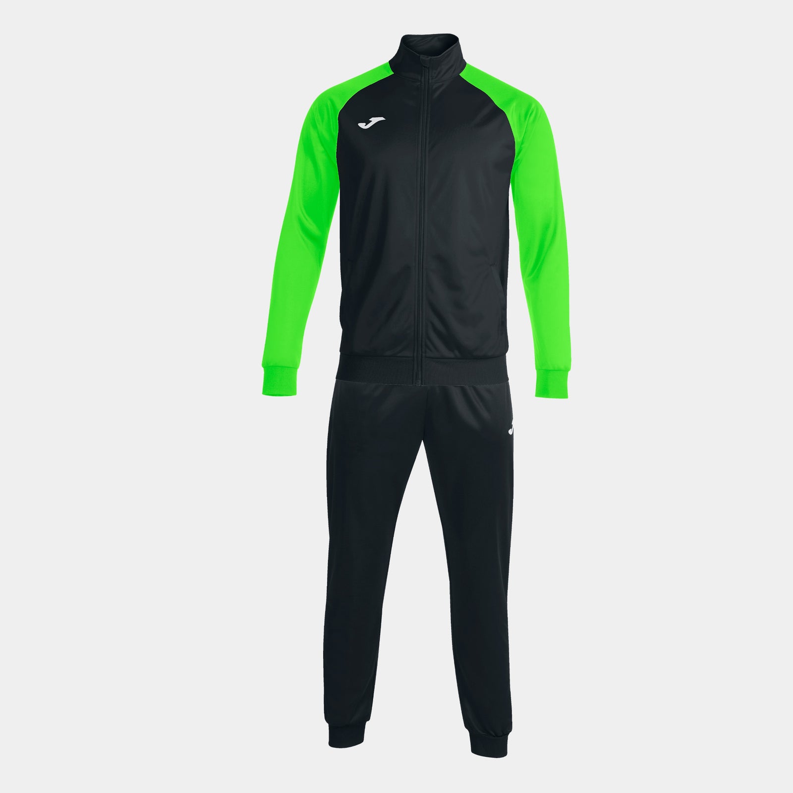 Joma Academy IV Tracksuit - Black/Green Fluor