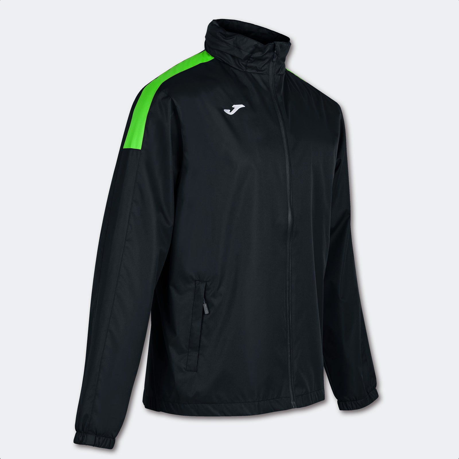 Joma Trivor Rain Jacket - Black/Green Fluor