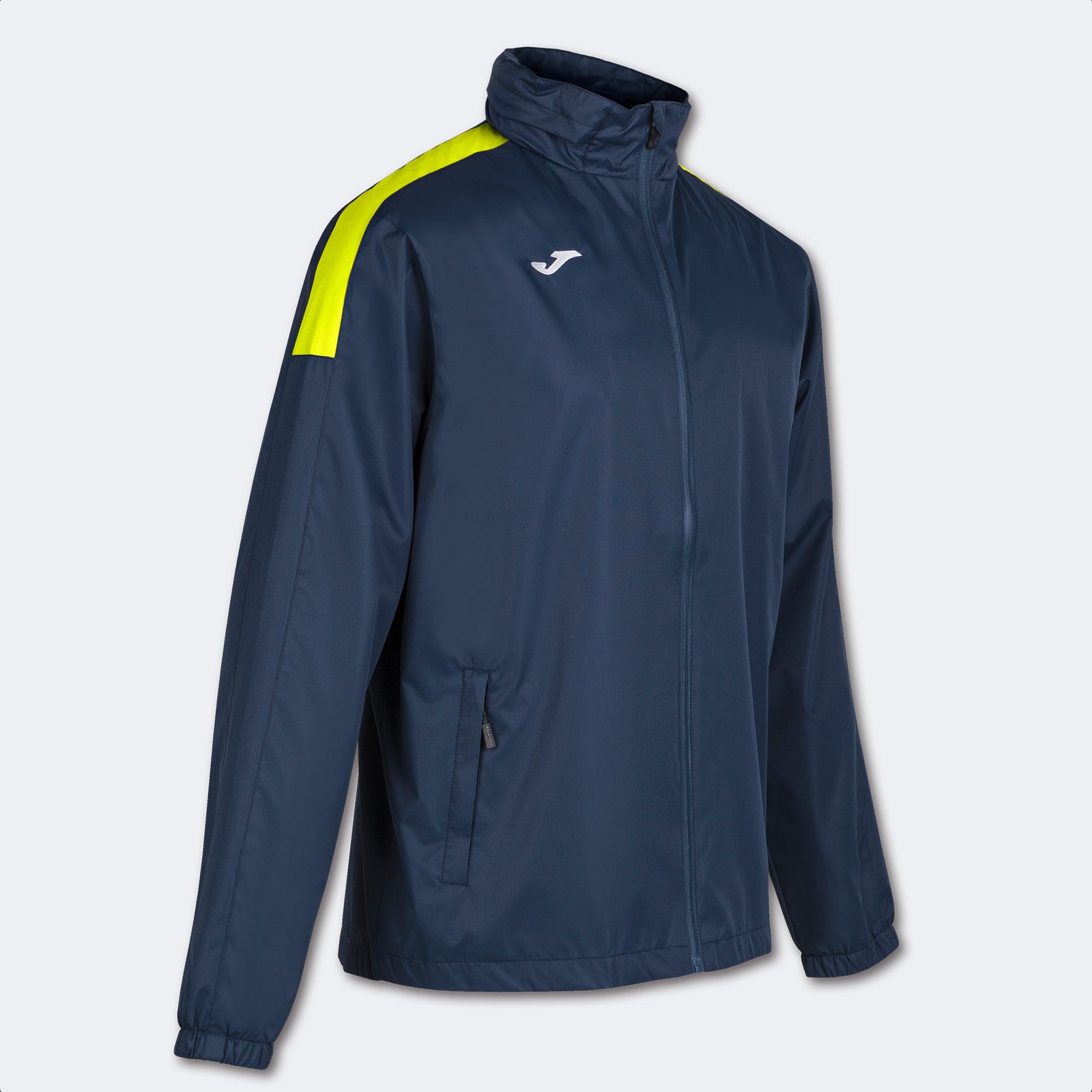 Joma Trivor Rain Jacket - Dark Navy/Yellow Fluor