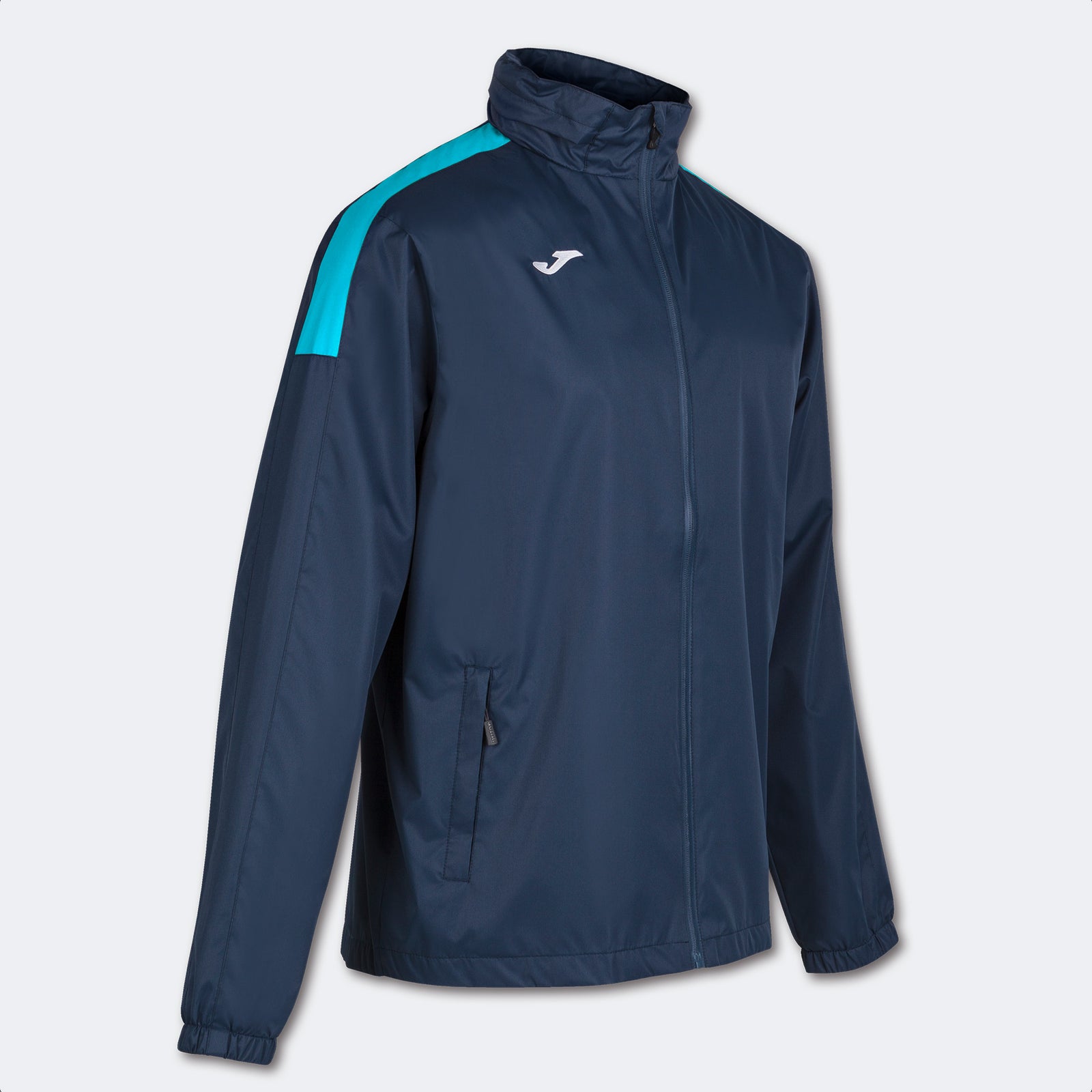 Joma Trivor Rain Jacket - Dark Navy/Turquoise Fluor