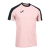 Joma Eco Championship Short Sleeve T-Shirt - Light Pink/Navy