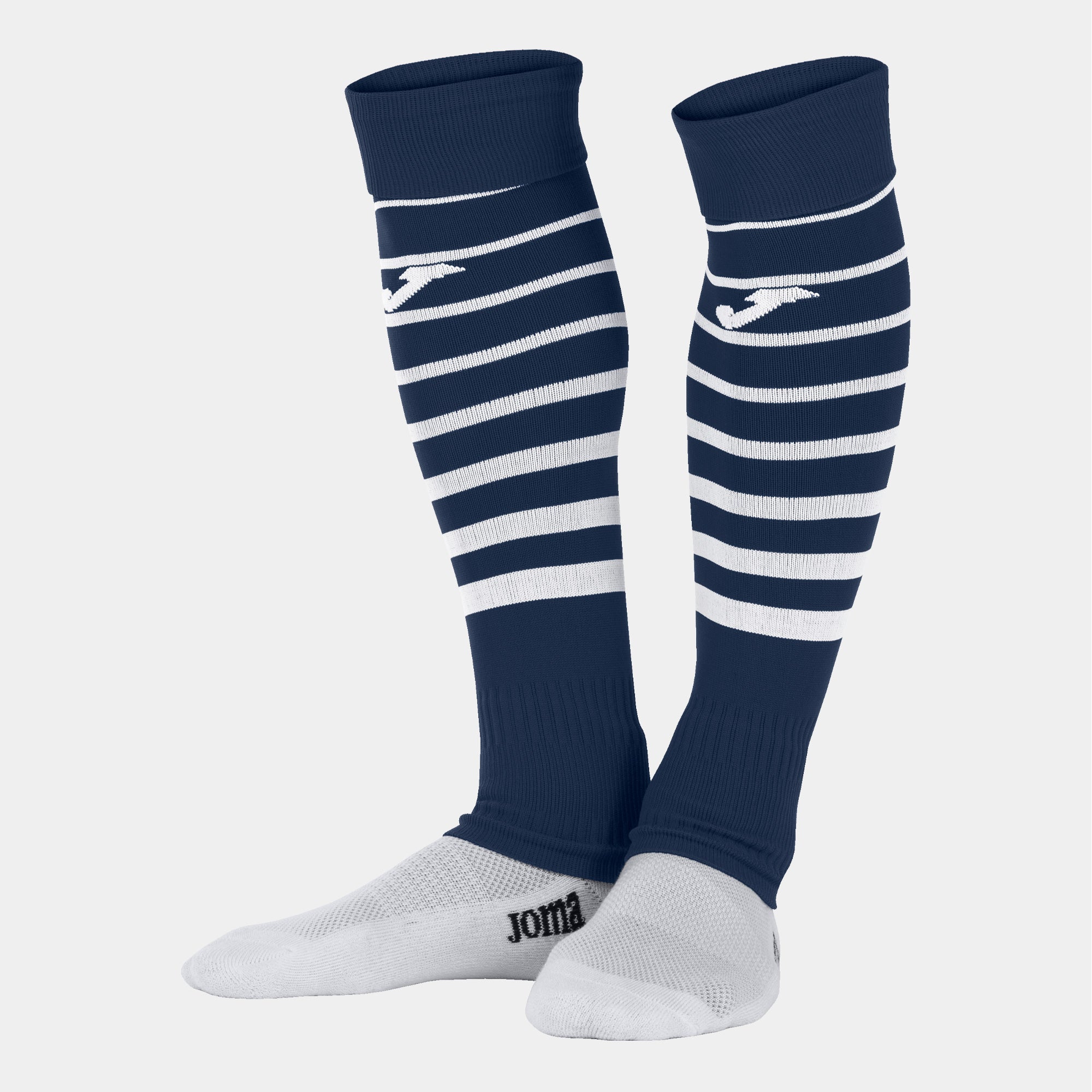 Joma Premier II Sleeve Sock - Dark Navy/White