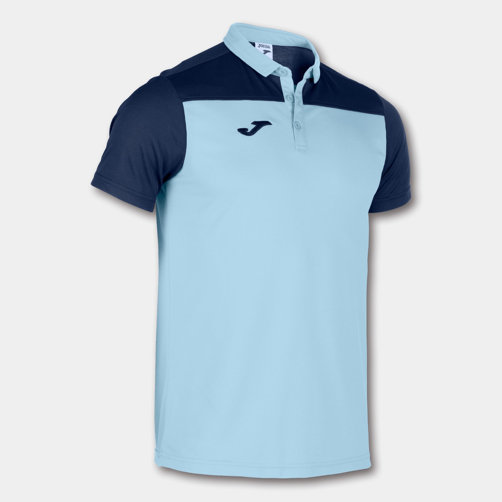 Joma Hobby II Polo - Sky/Dark Navy
