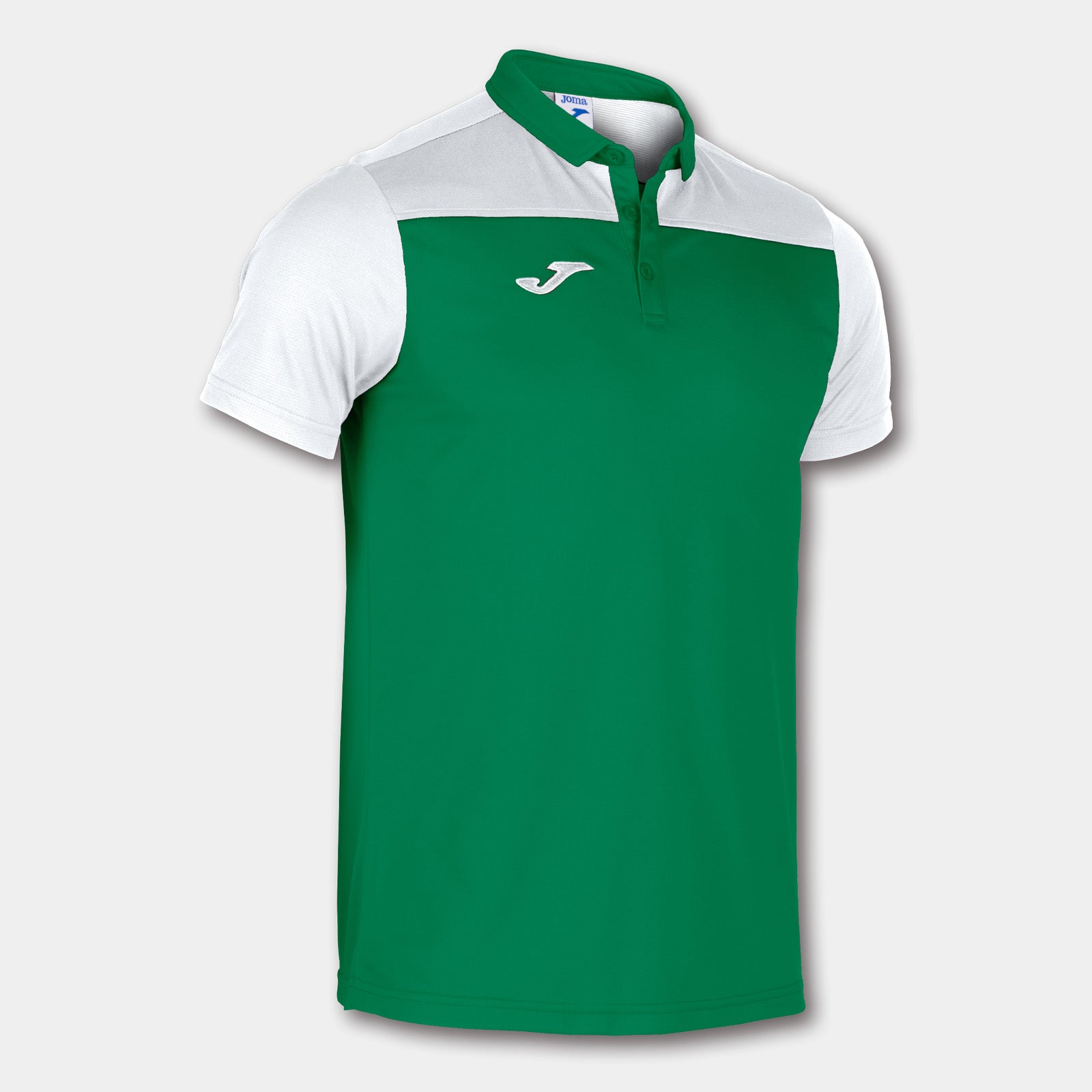 Joma Hobby II Polo - Green Medium/White