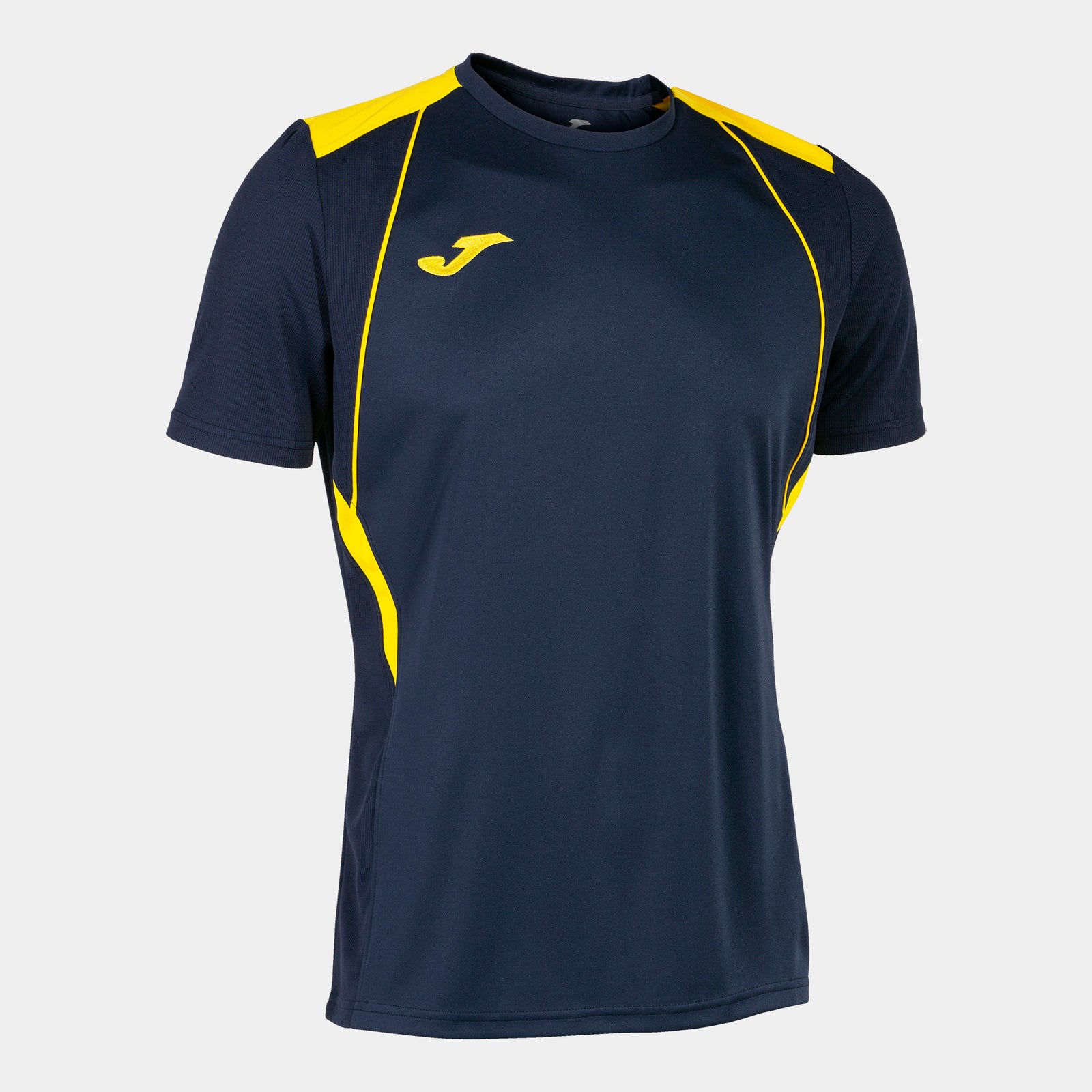 Joma Championship VII T-Shirt - Dark Navy/Yellow