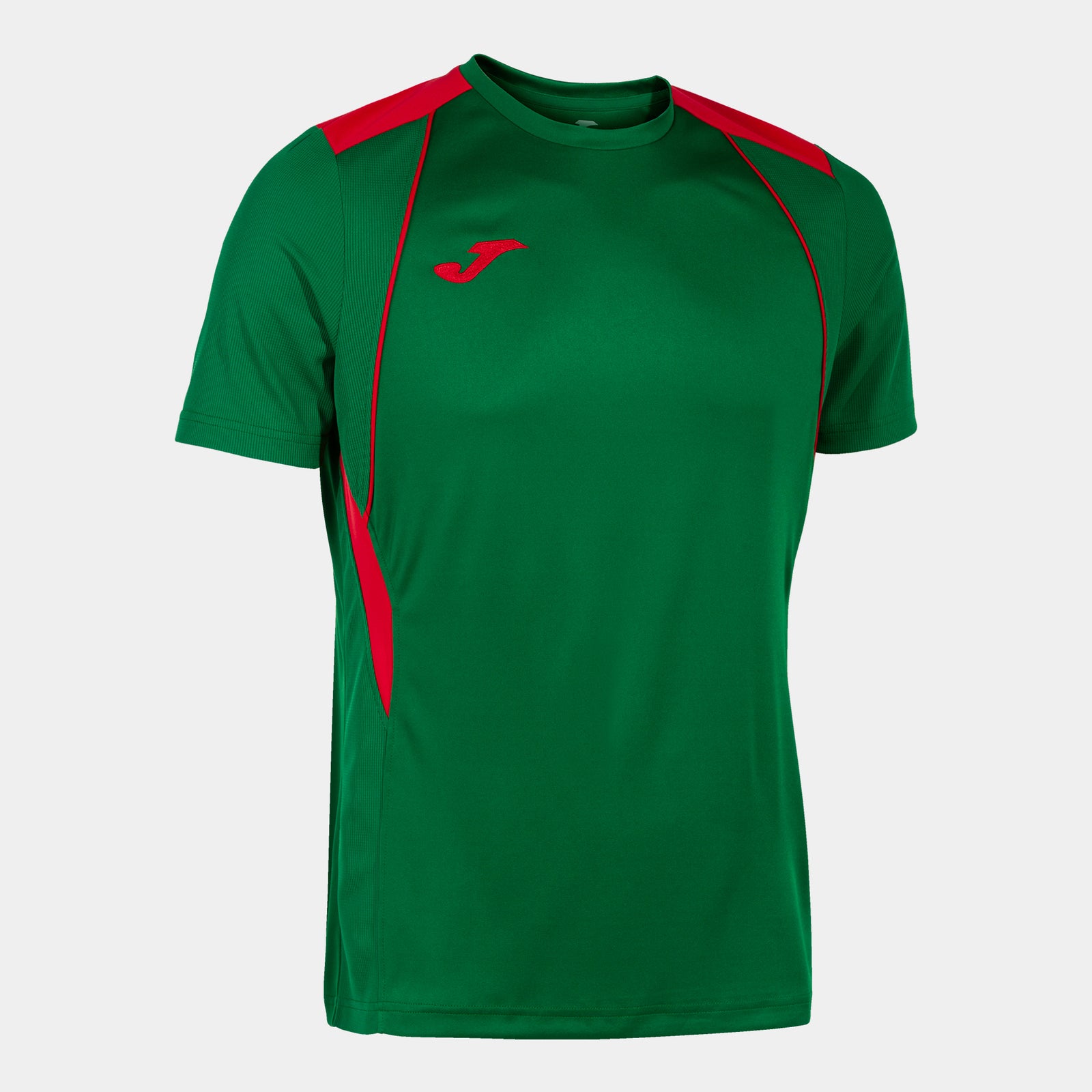 Joma Championship VII T-Shirt - Green Medium/Red