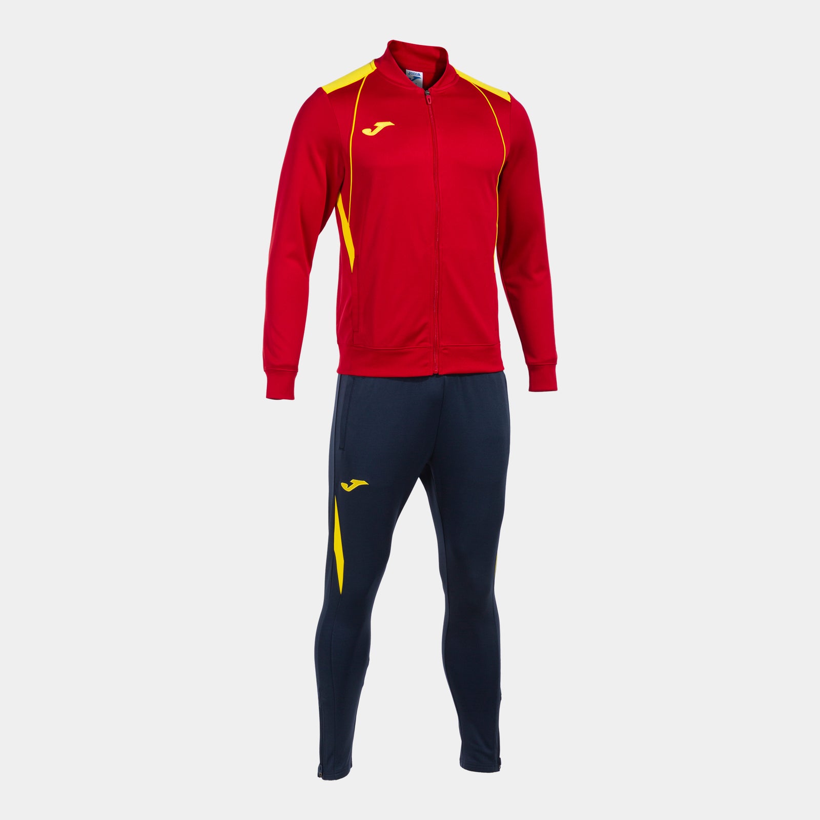 Joma Championship VII Tracksuit - Red/Yellow/Dark Navy