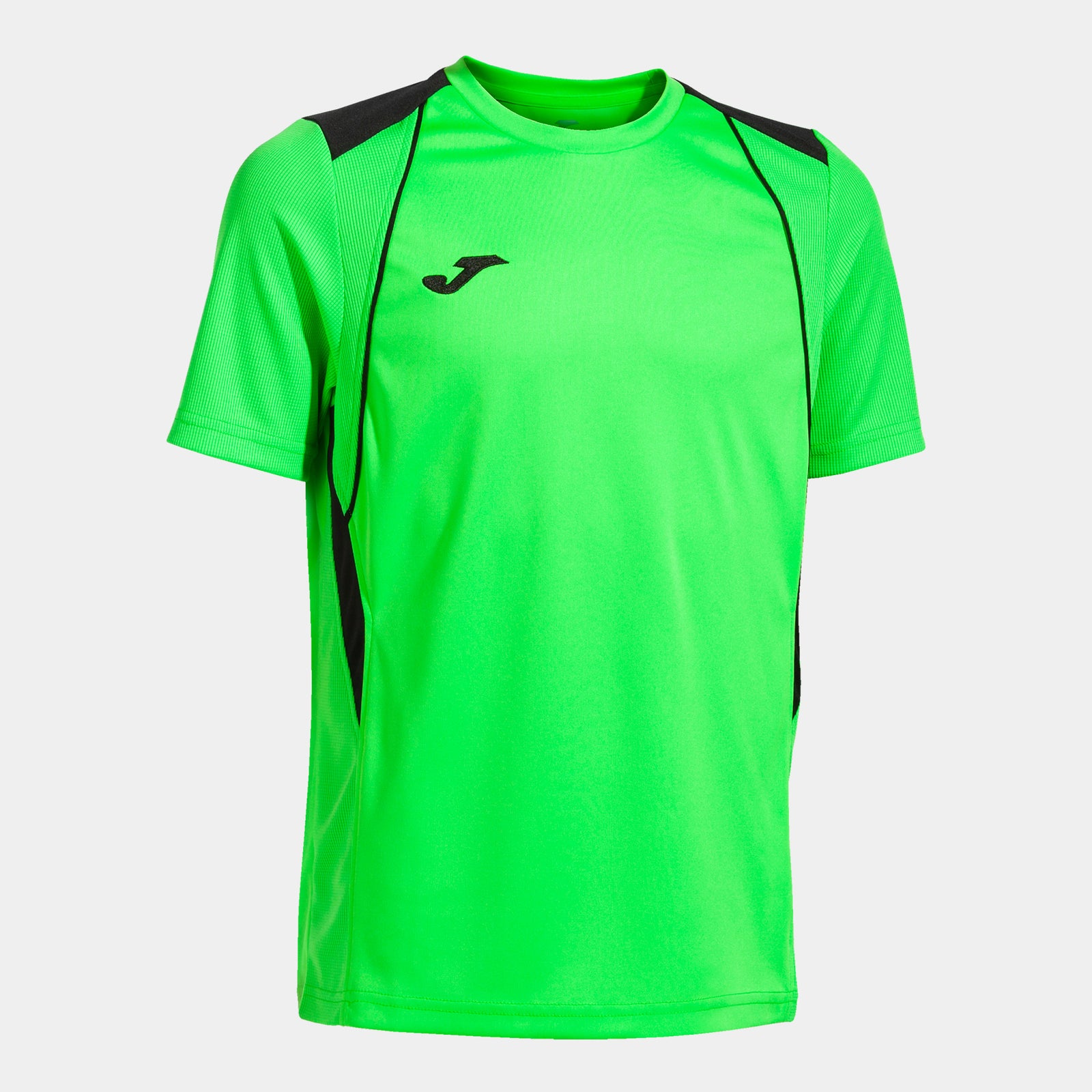 Joma Championship VII T-Shirt - Green Fluor/Black