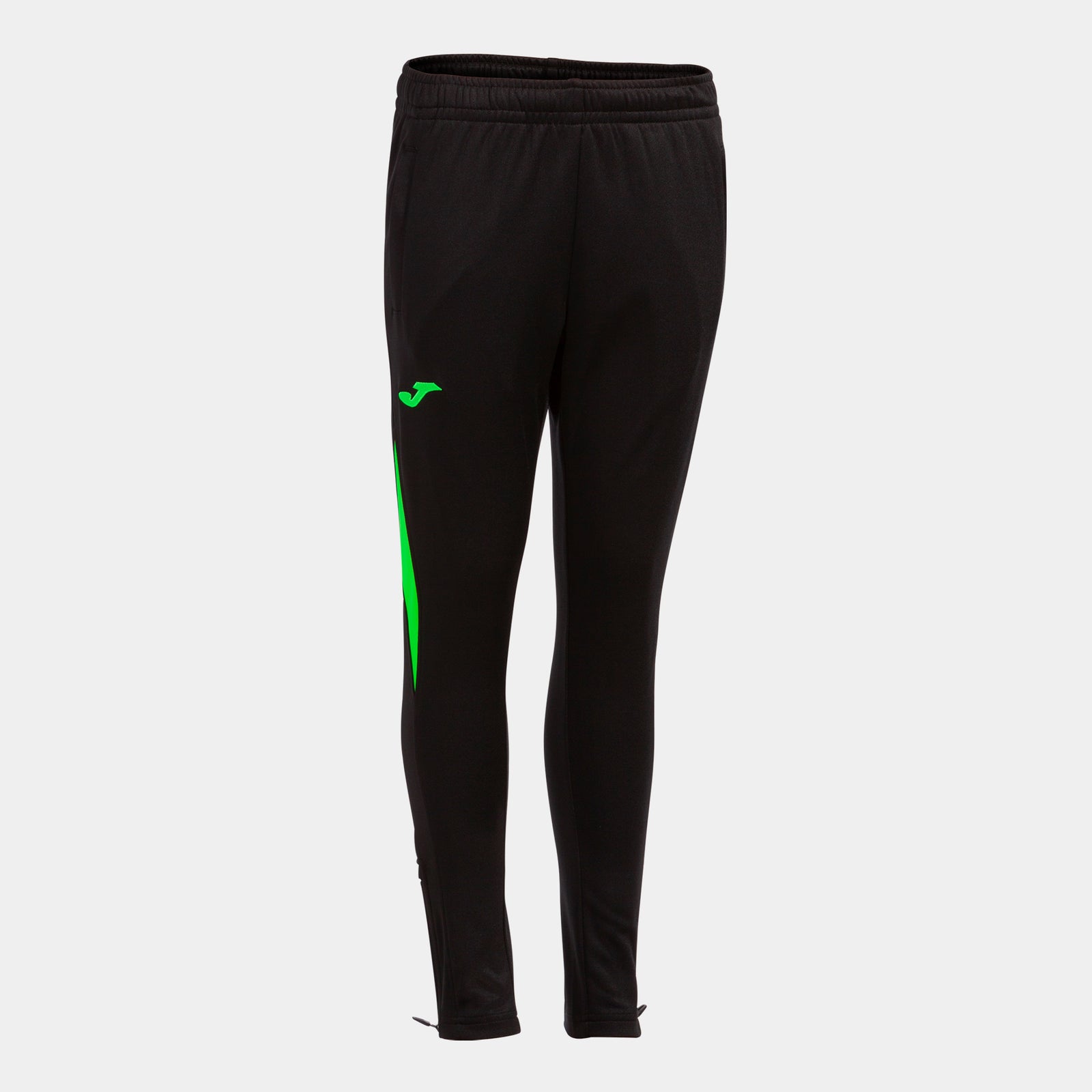 Joma Championship VII Pant - Black/Green Fluor