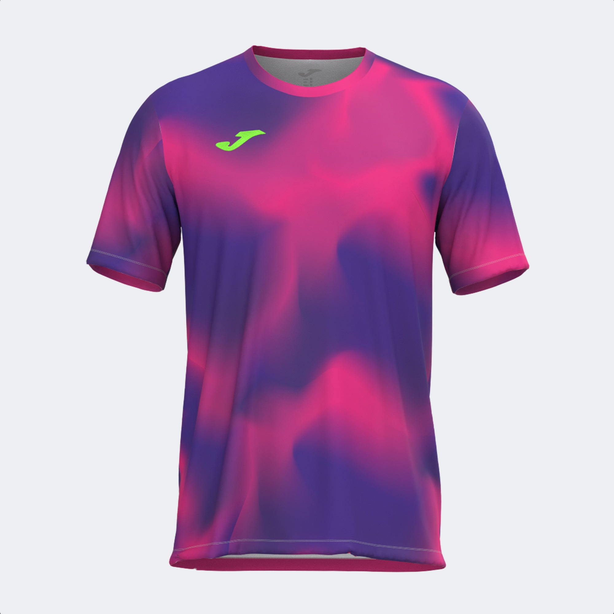 Joma ProTeam Short Sleeved T-Shirt - Violet/Fuxhsia Pink