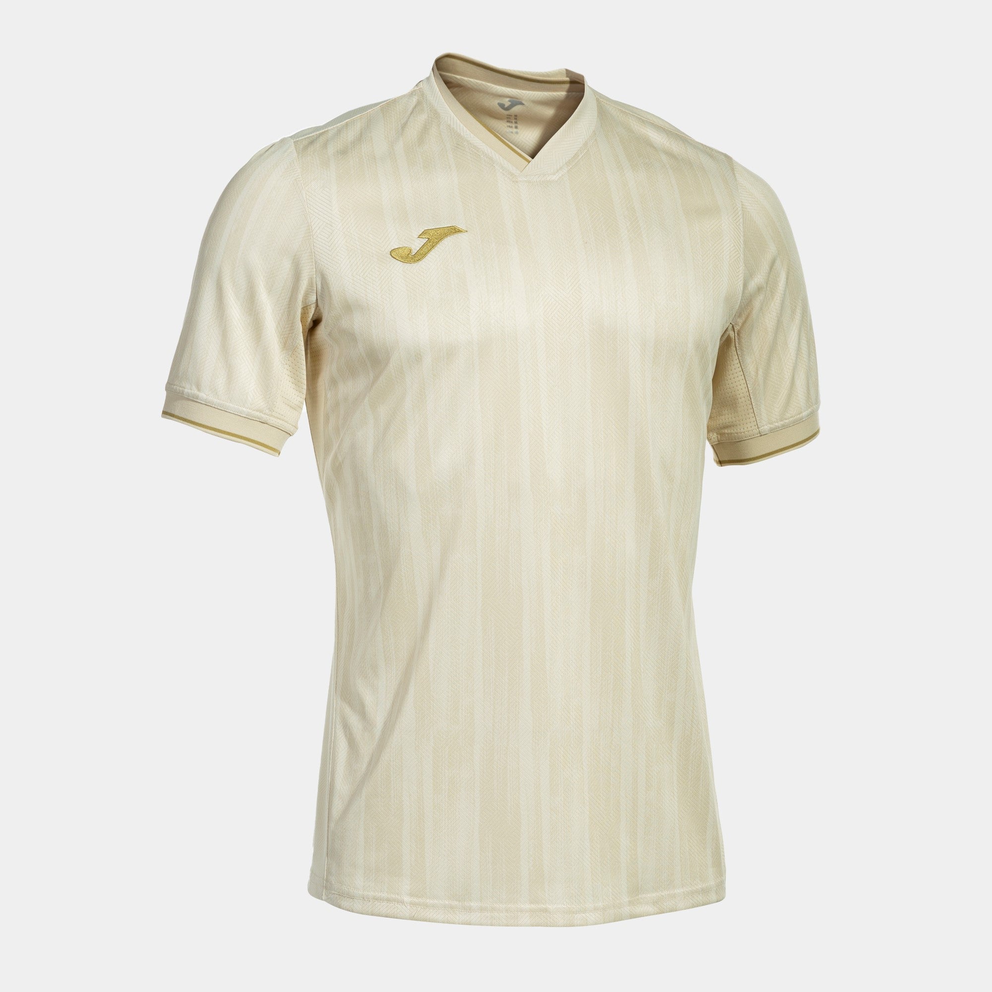 Joma Gold VI Short Sleeved T-Shirt - Dark White/Gold