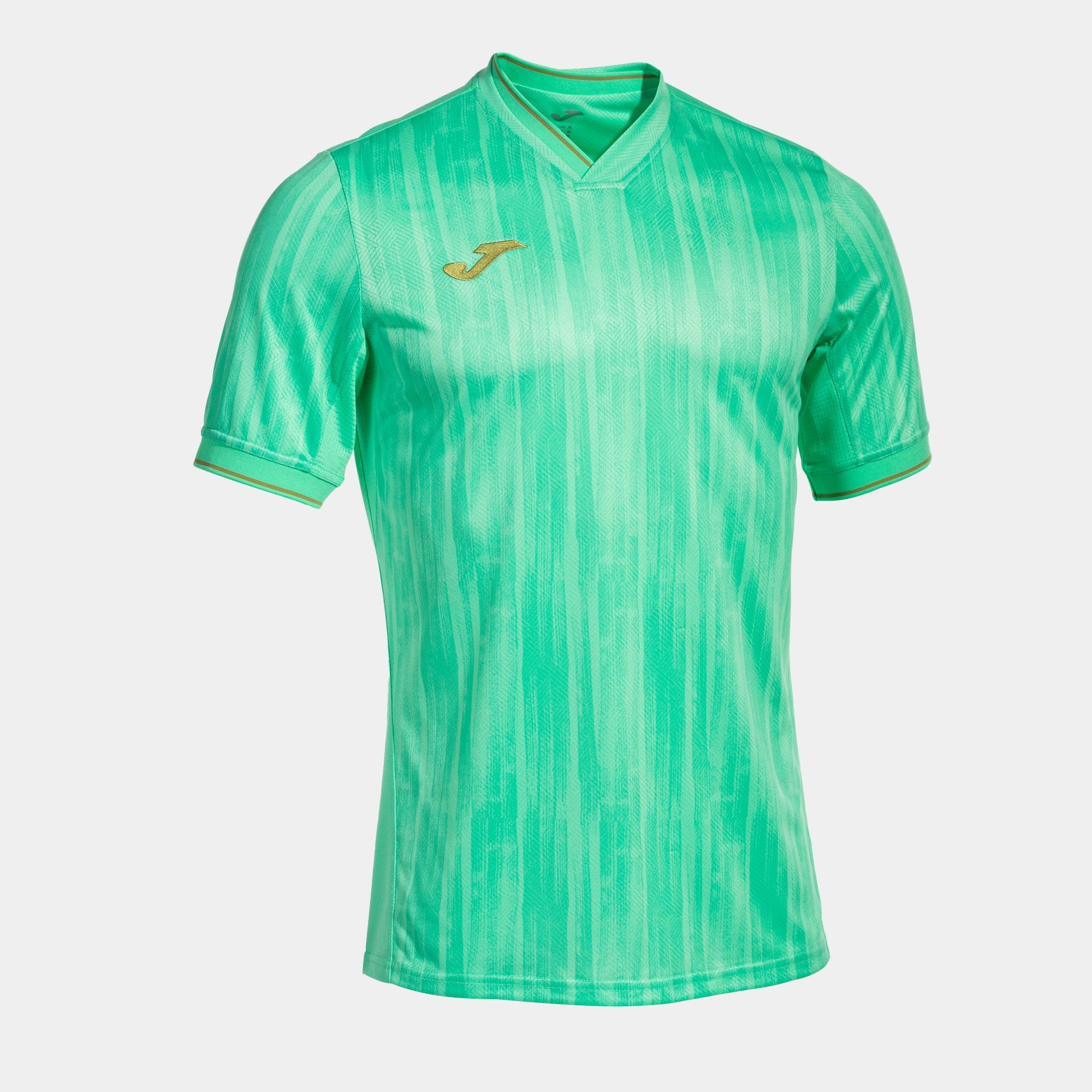 Joma Gold VI Short Sleeved T-Shirt -Electric Green/Gold