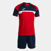 Joma Danubio III Set - Red/Dark Navy