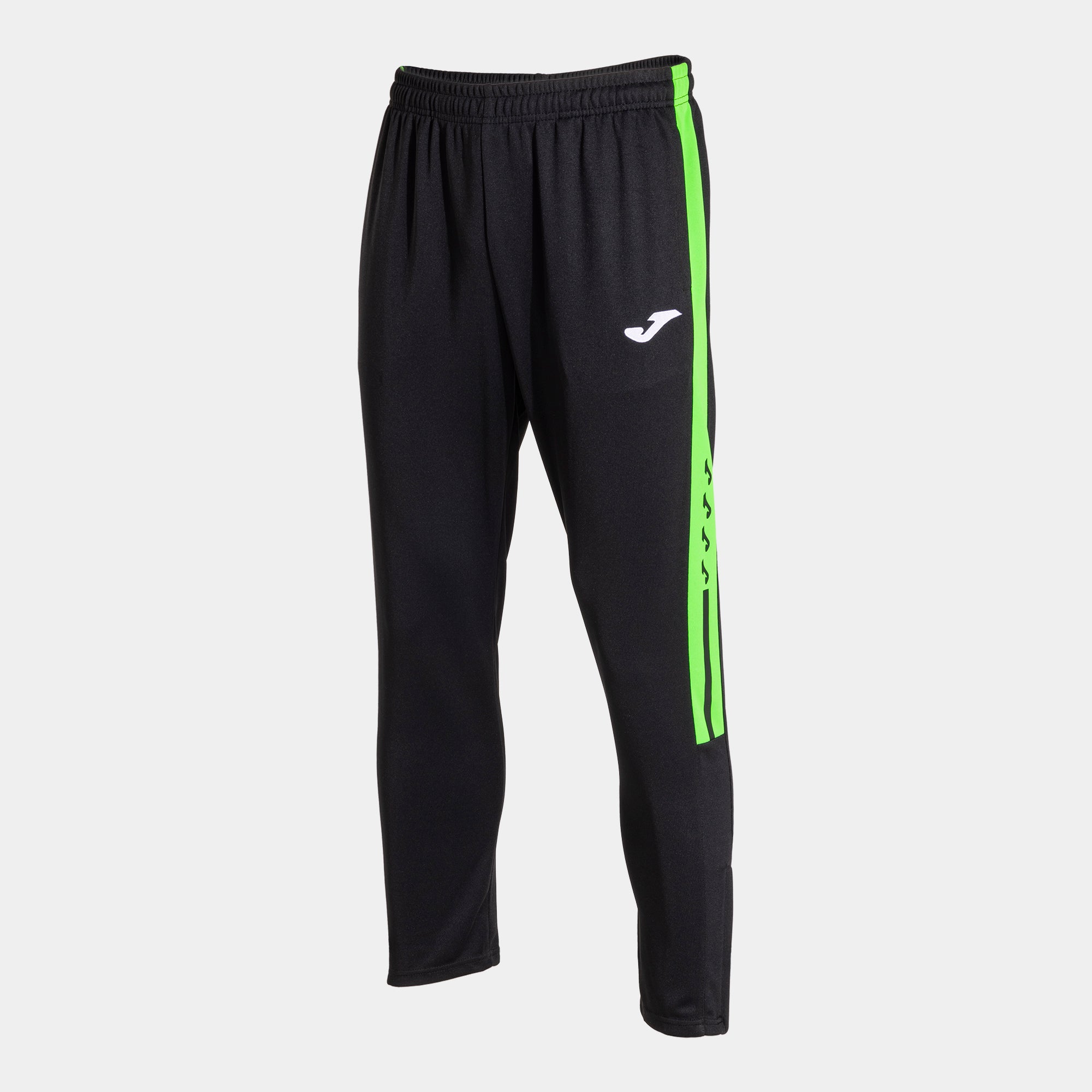 Joma Olimpiada Long Pants - Black/Fluor Green