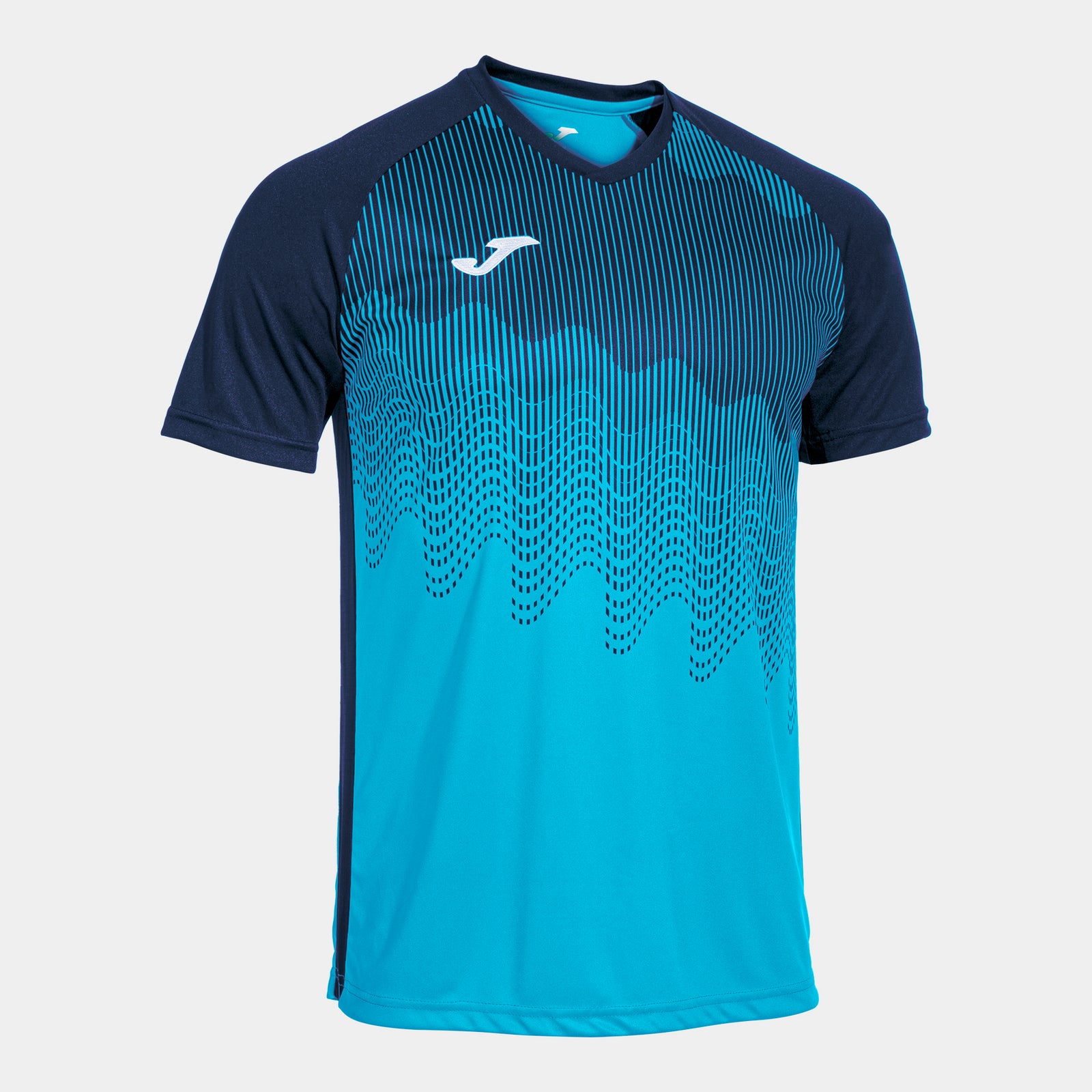 Joma Tiger VI T-Shirt - Turquoise Fluor/Dark Navy