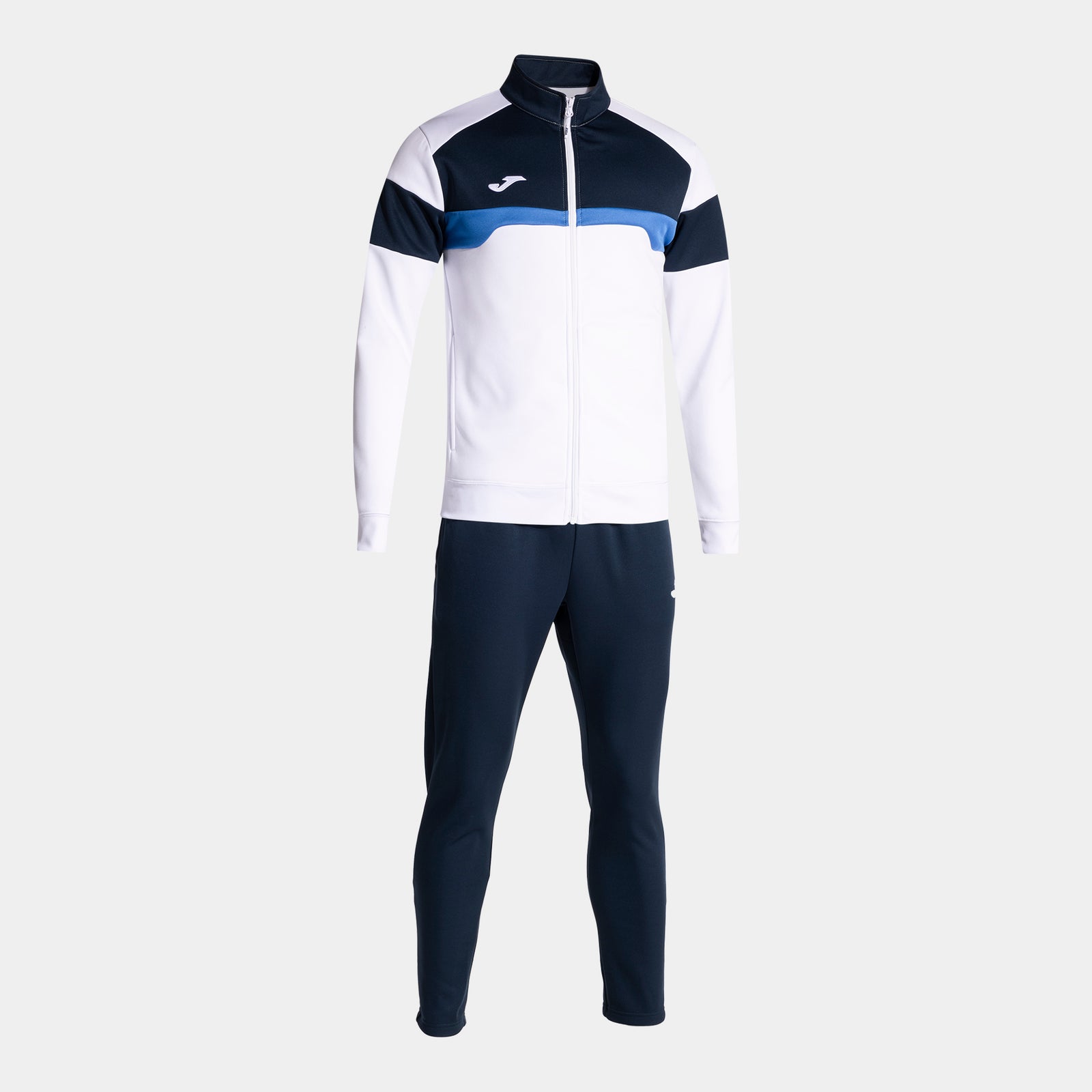 Joma Danubio III Tracksuit - White/Dark Navy