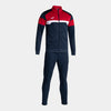 Joma Danubio III Tracksuit - Dark Navy/Red