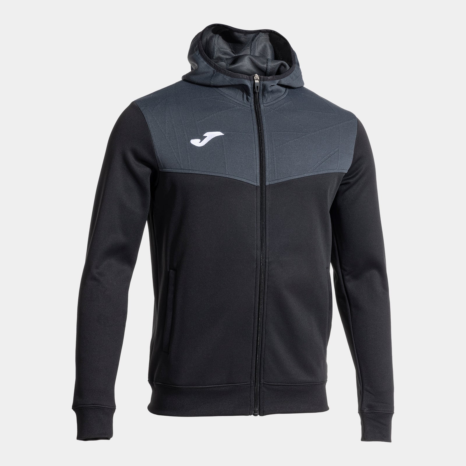Joma Campus Street Hoodie - Black/Anthracite