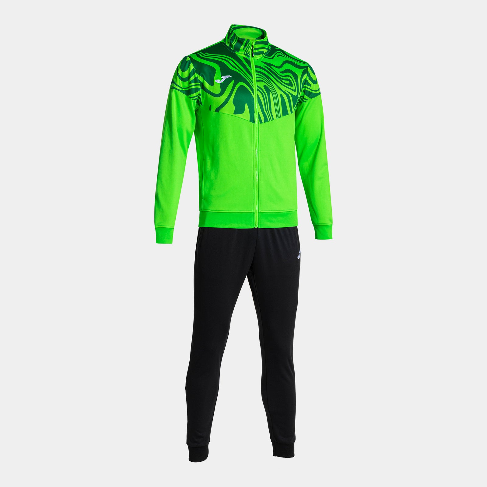 Joma Lion II Tracksuit - Green Fluor/Black