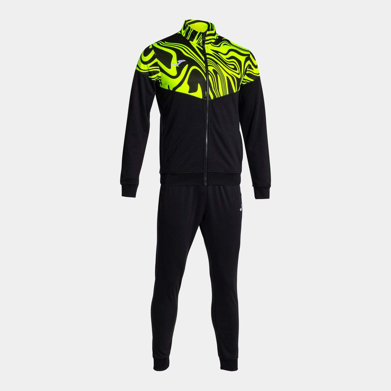 Joma Lion II Tracksuit - Black/Fluor Yellow