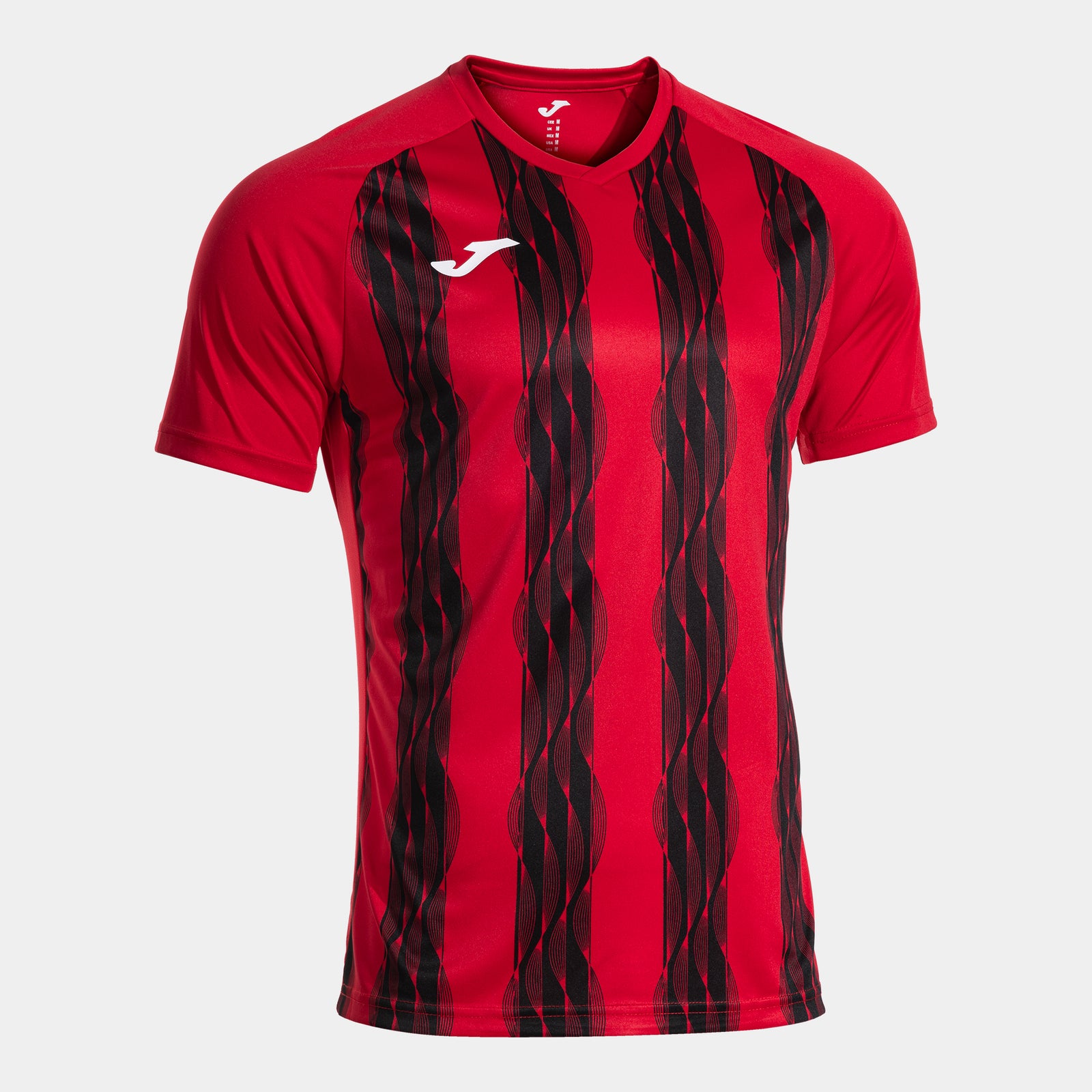 Joma Inter V T-Shirt - Red/Black