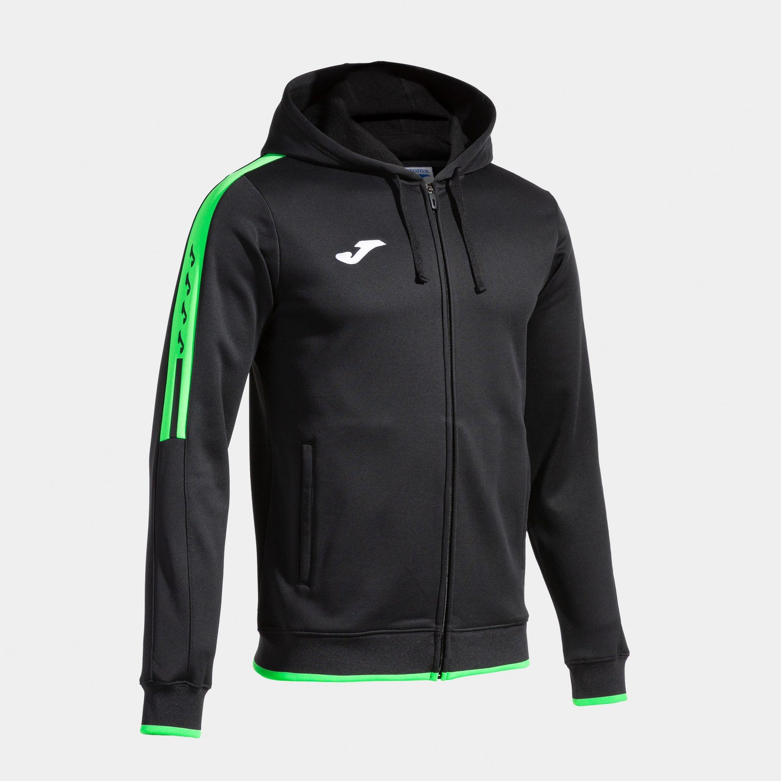 Joma Olimpiada Hoodie - Black/Fluor Green