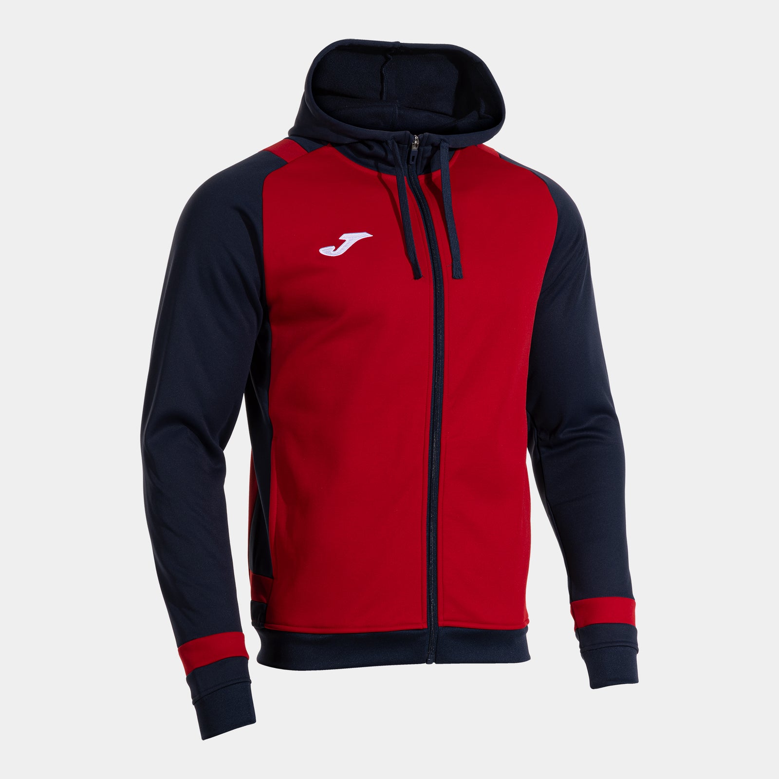 Joma Lider Hoodie - Red/Dark Navy