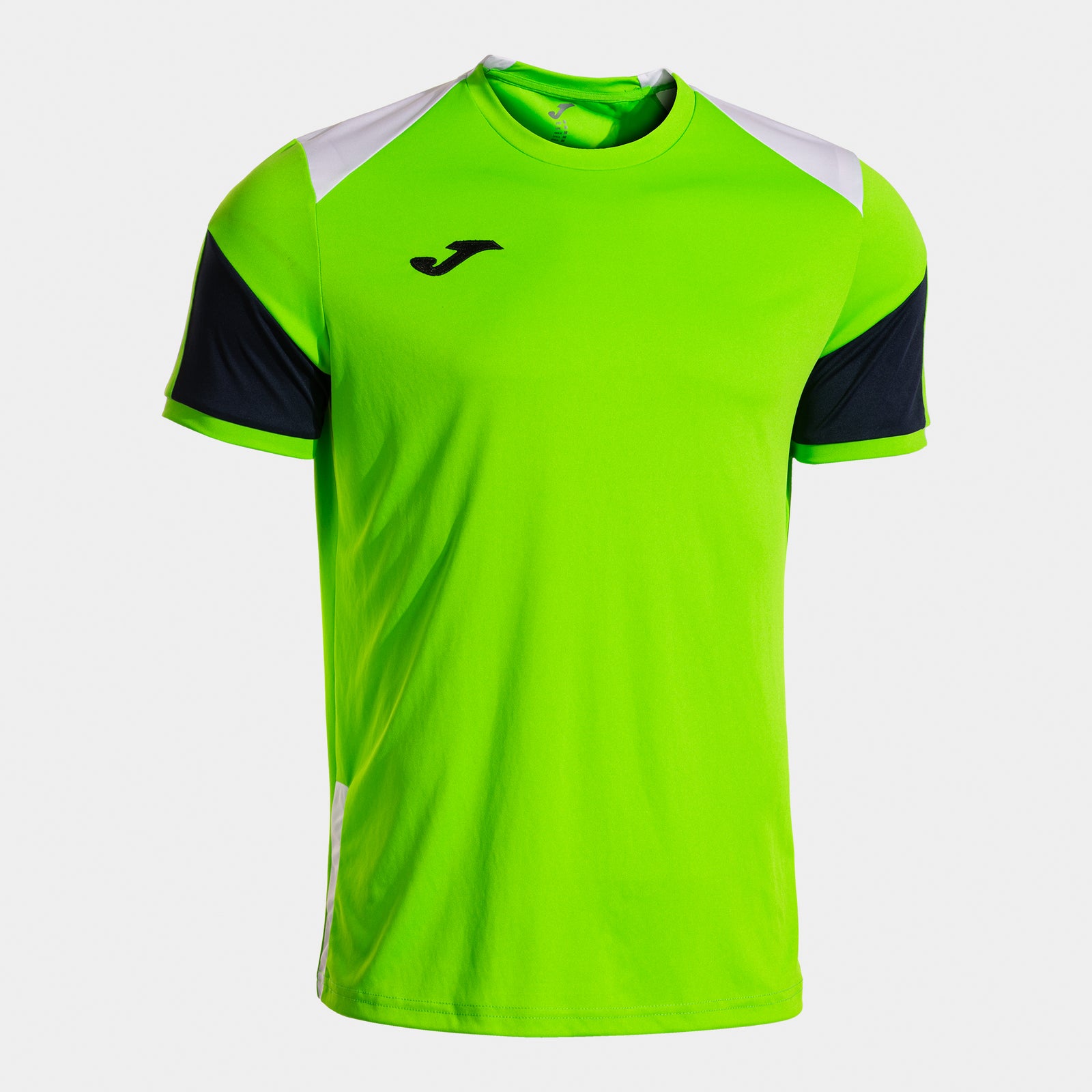 Joma Danubio IV T-Shirt - Fluor Green/White/Dark Navy
