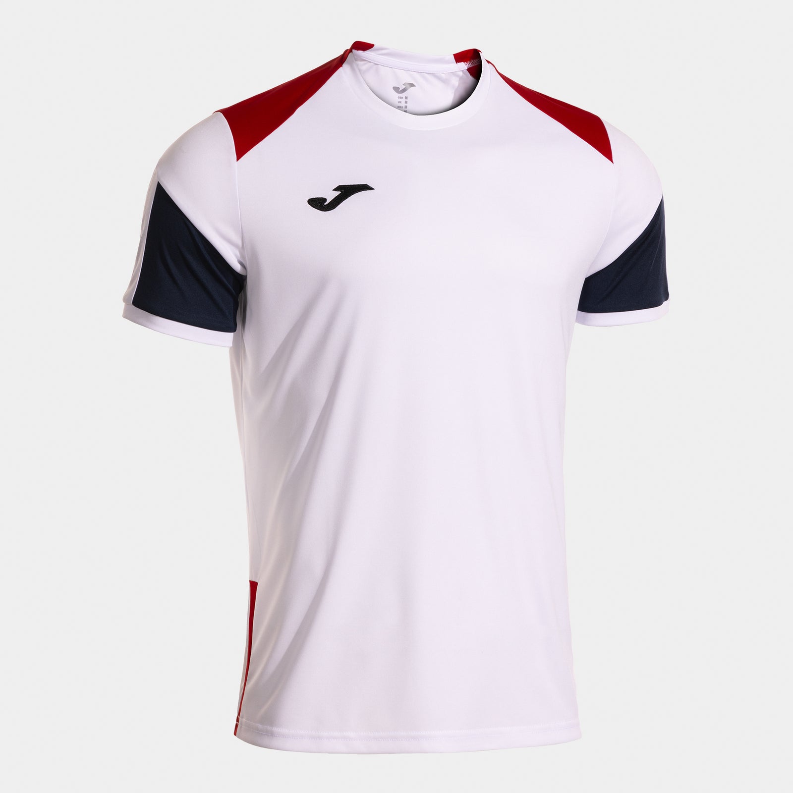Joma Danubio IV T-Shirt - White/Red/Dark Navy
