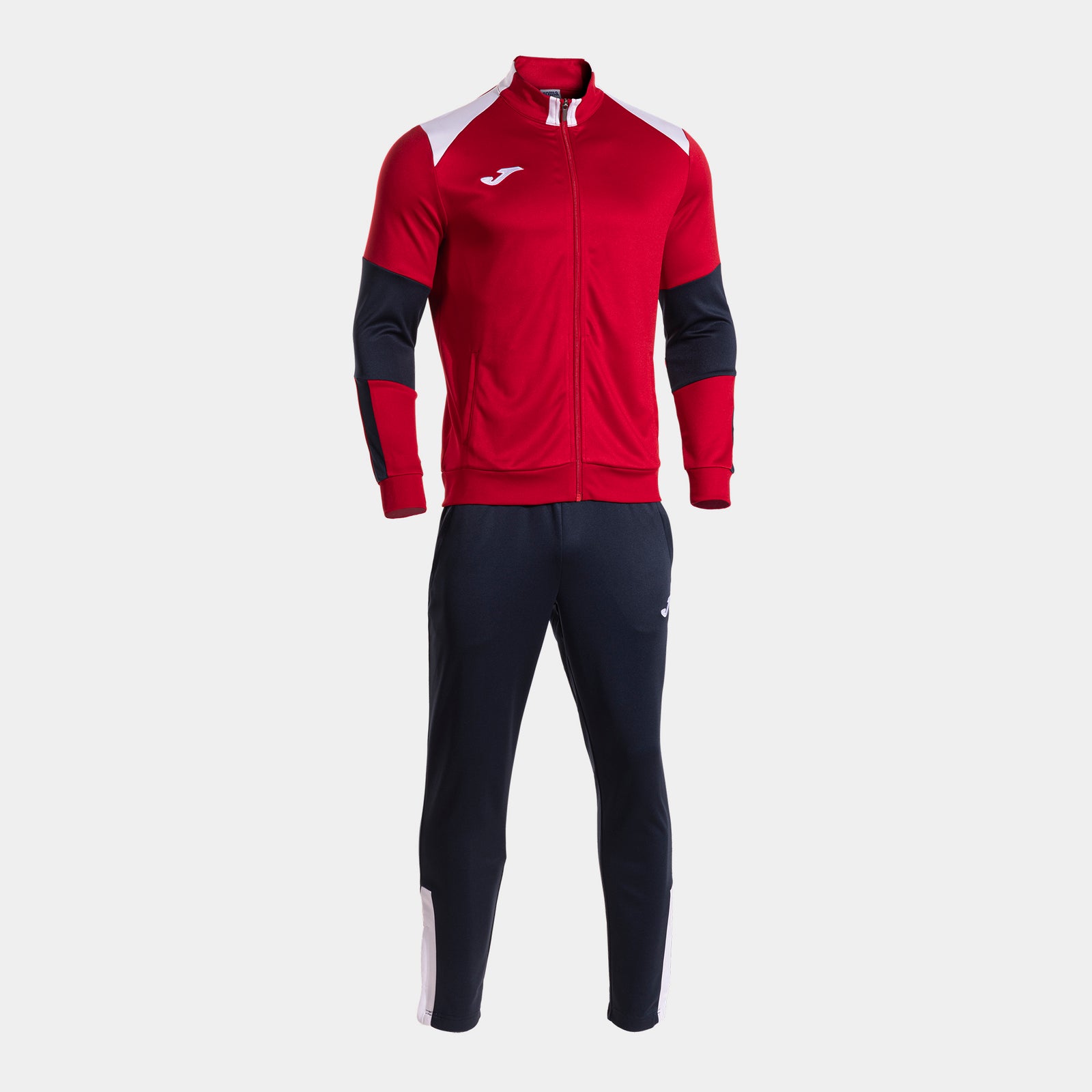 Joma Danubio IV Tracksuit - Red/White/Dark Navy
