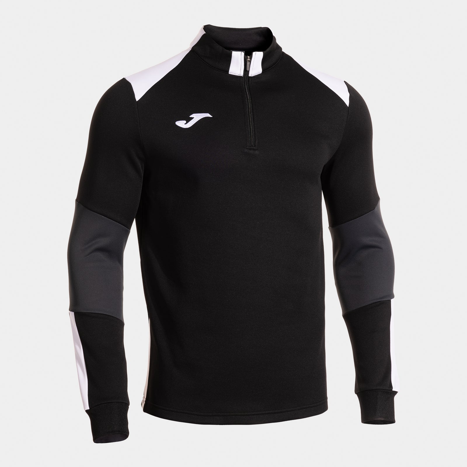 Joma Danubio IV Half Zip - Black/White/Anthracite