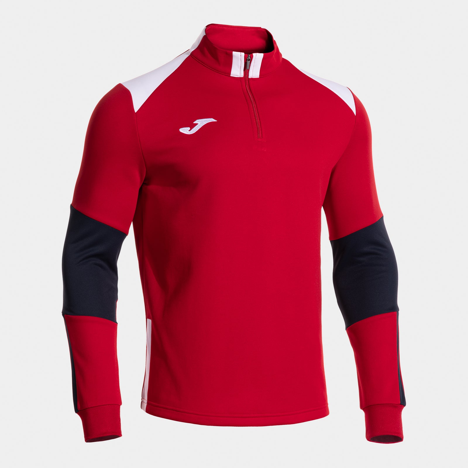 Joma Danubio IV Half Zip - Red/White/Dark Navy