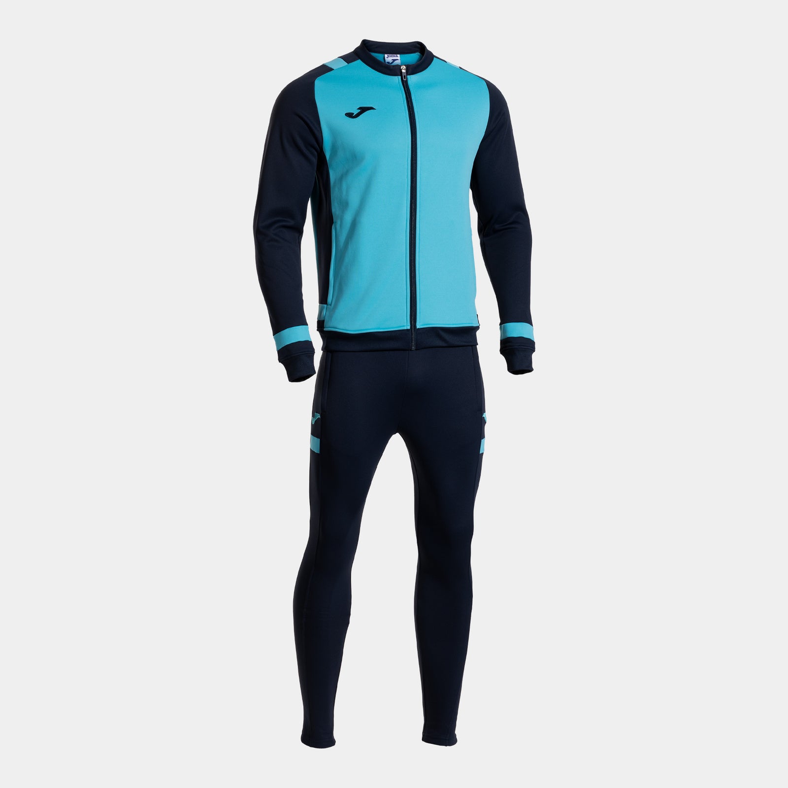 Joma Lider Tracksuit - Turquoise Fluor/Dark Navy