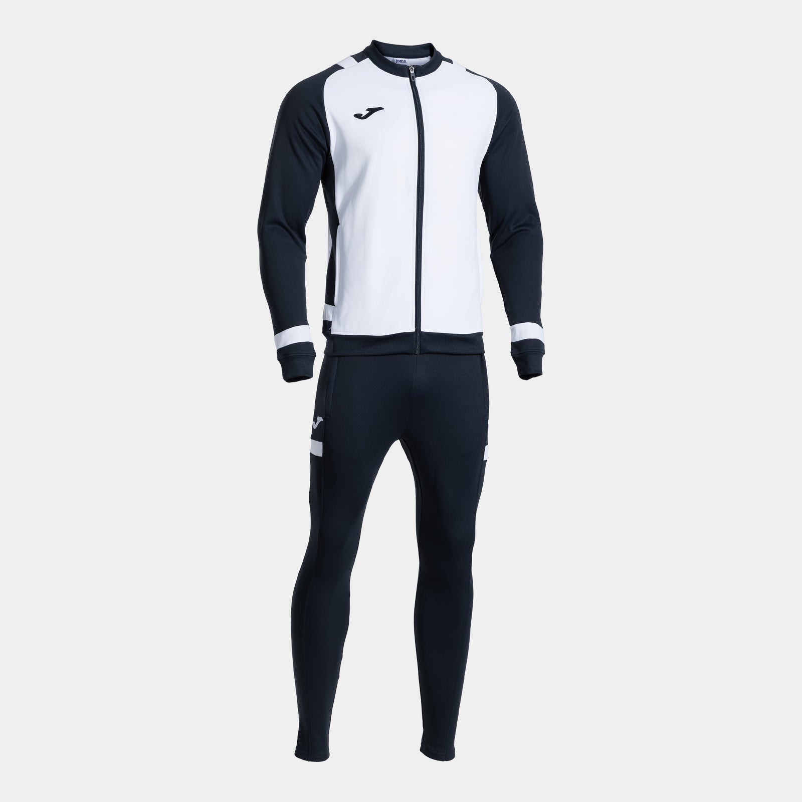 Joma Lider Tracksuit - White/Dark Navy