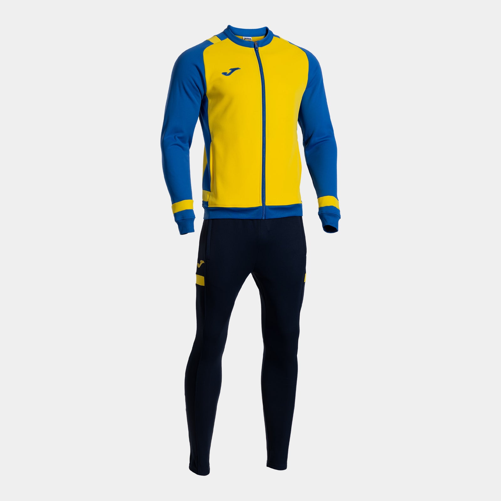 Joma Lider Tracksuit - Yellow/Royal/Dark Navy
