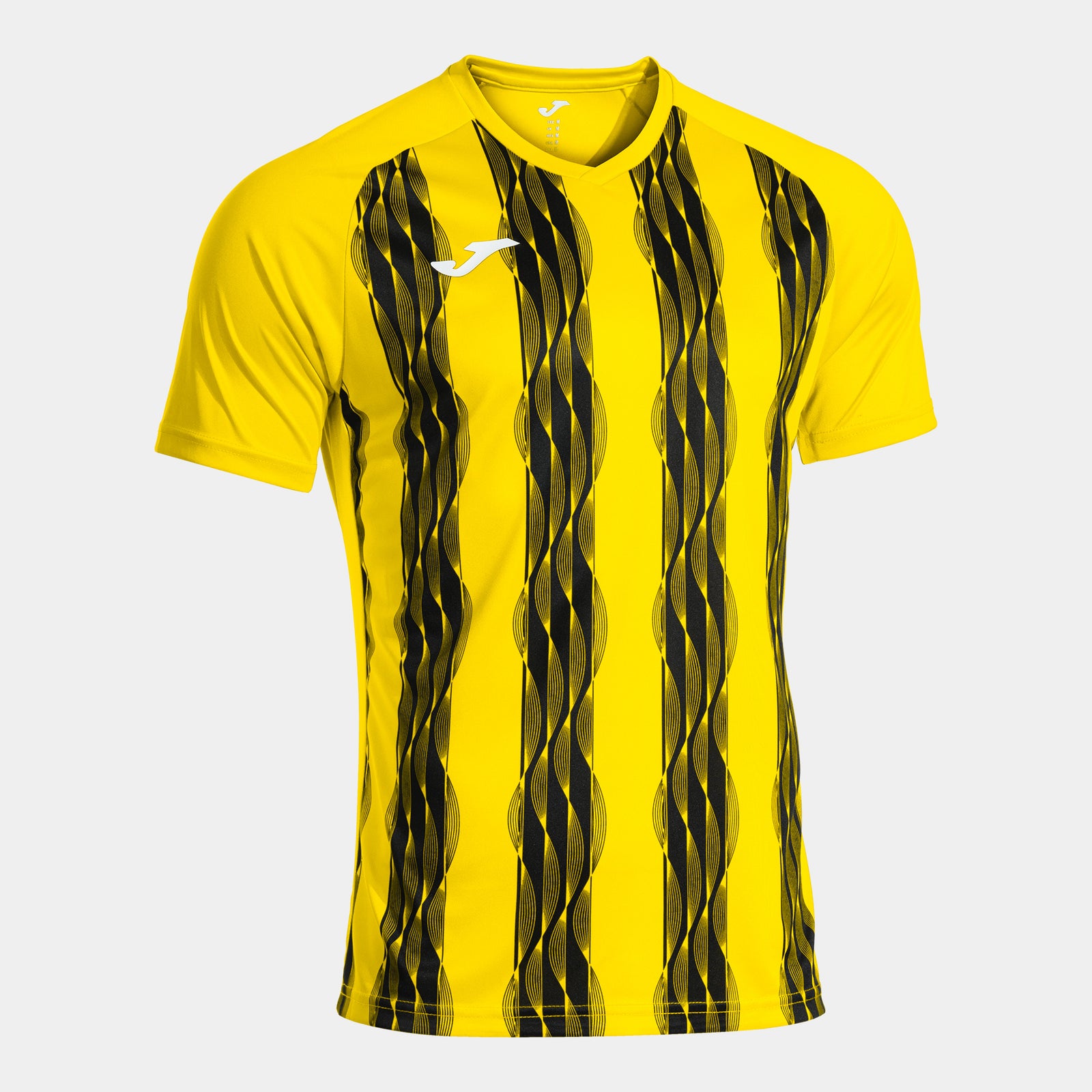 Joma Inter V T-Shirt - Yellow/Black