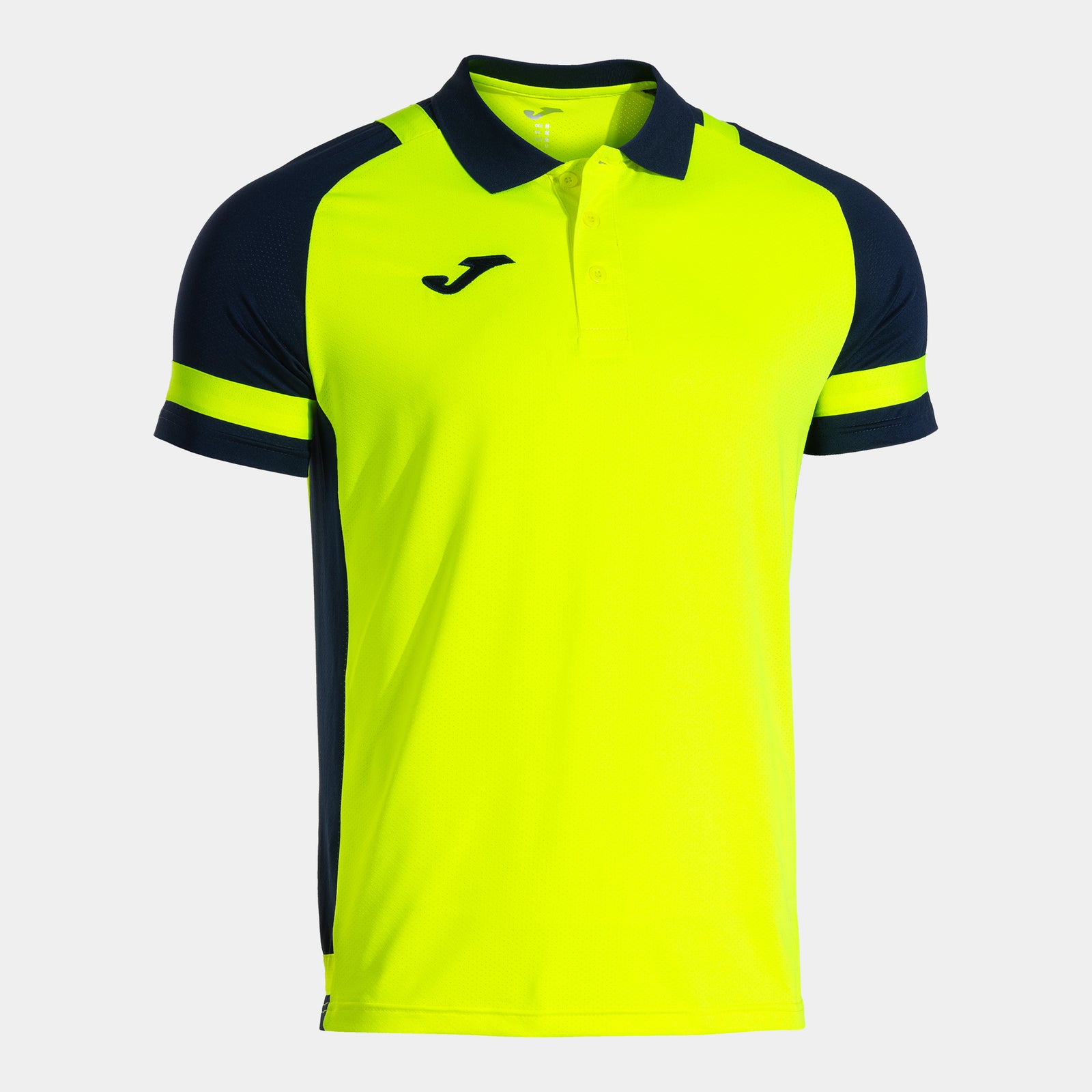 Joma Lider Polo - Yellow Fluor/Dark Navy