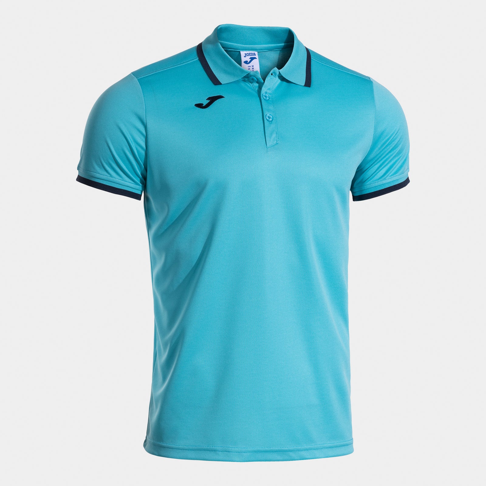 Joma Combi Premium Polo - Turquoise Fluor/Dark Navy